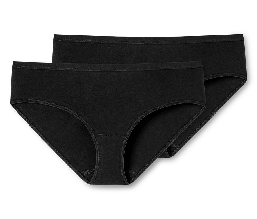 Dwie pary czarnych fig SCHIESSER.