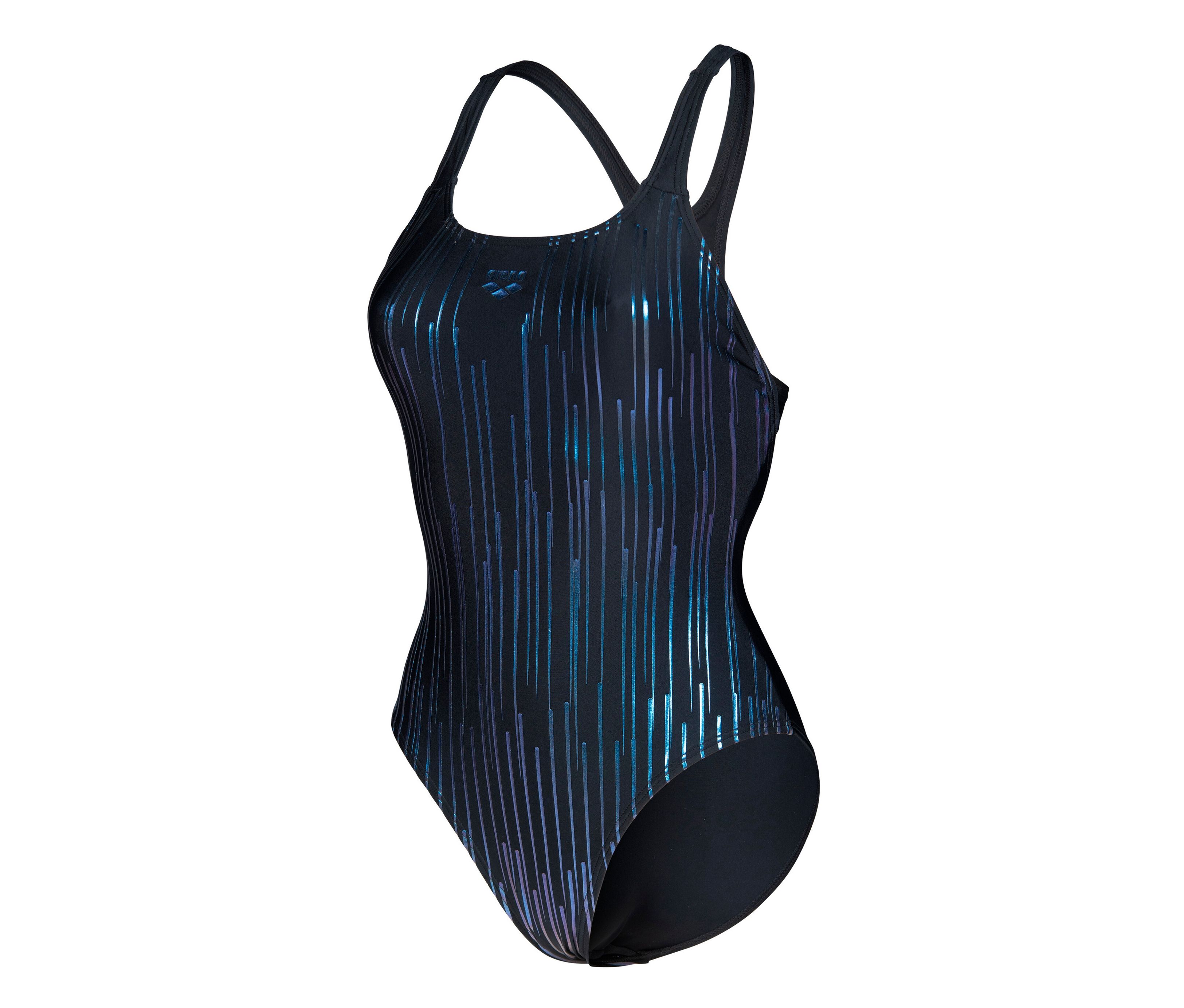 Damski strój kąpielowy arena Feel Hyacinth Swim Pro Back, czarny