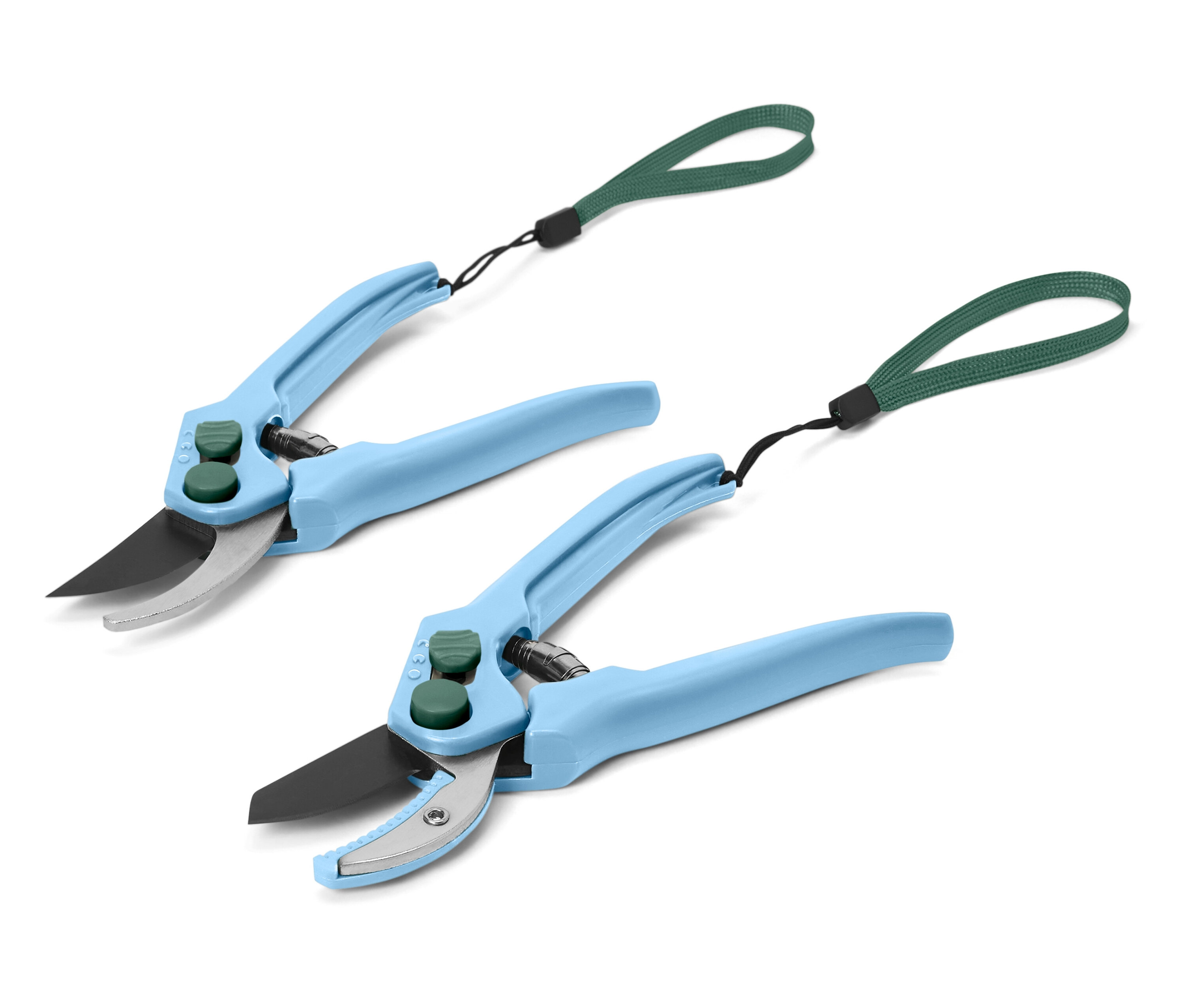 Tchibo - Sekatory - kolor: niebieski/zielony