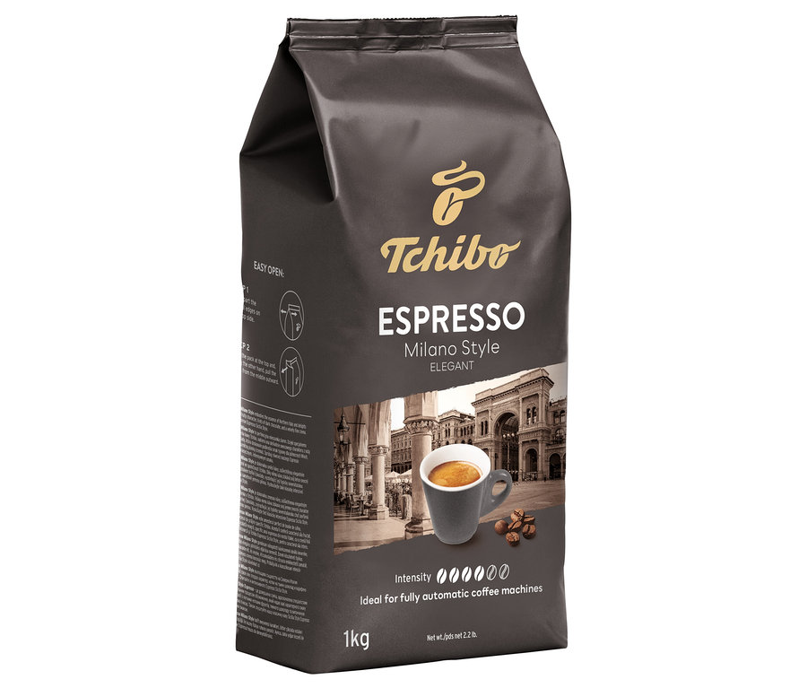 Opakowanie kawy ziarnistej Espresso Milano Style, 1 kg.