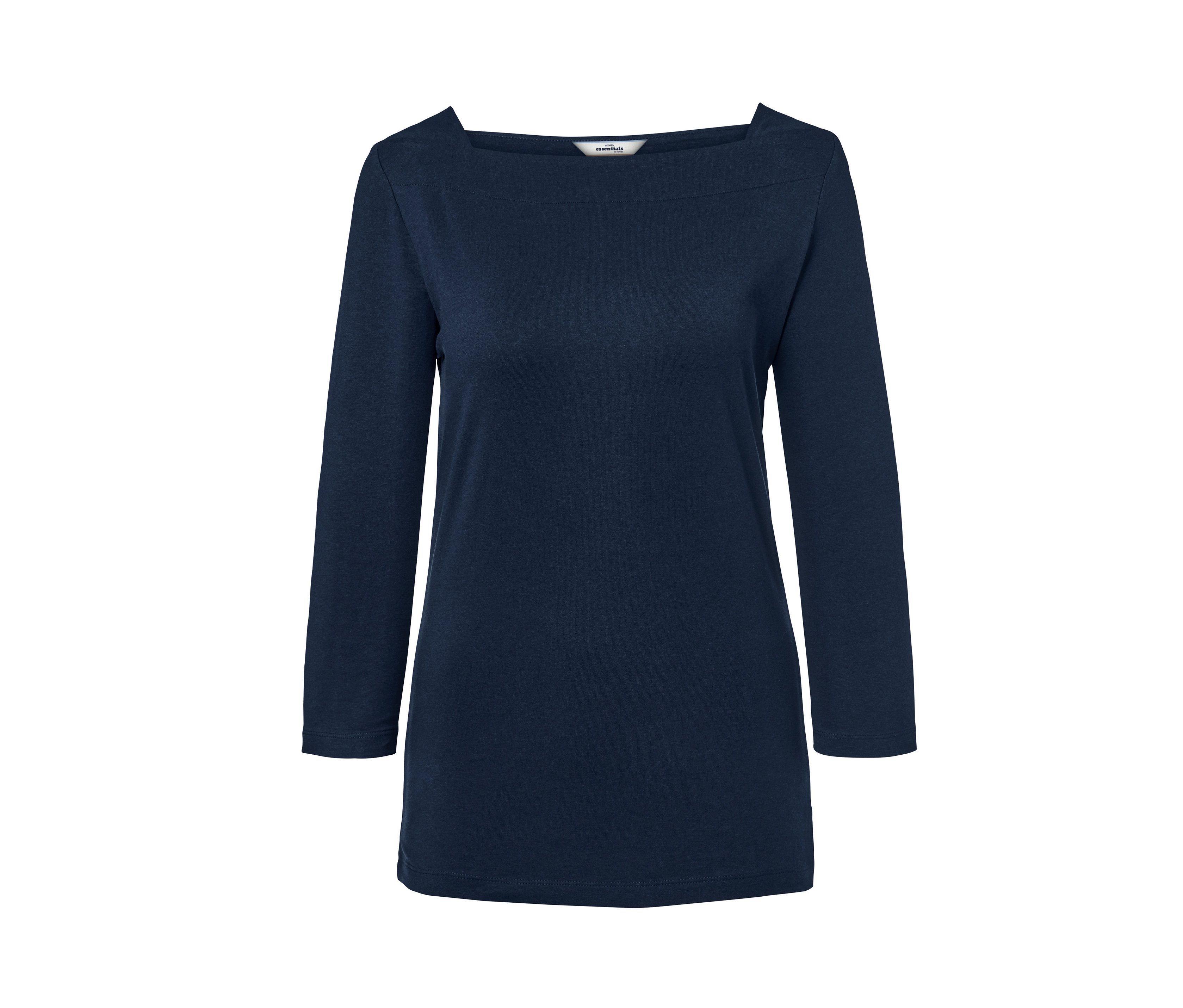 Tchibo - Bluzka z rękawami o długości 3/4- niebieski