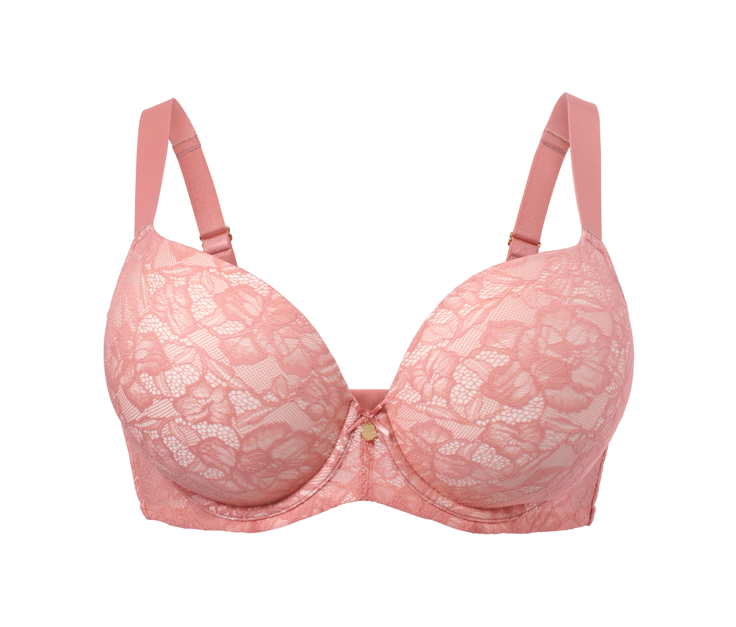 Tchibo - Biustonosz premium z modelowanymi miseczkami, beżowy/różowy