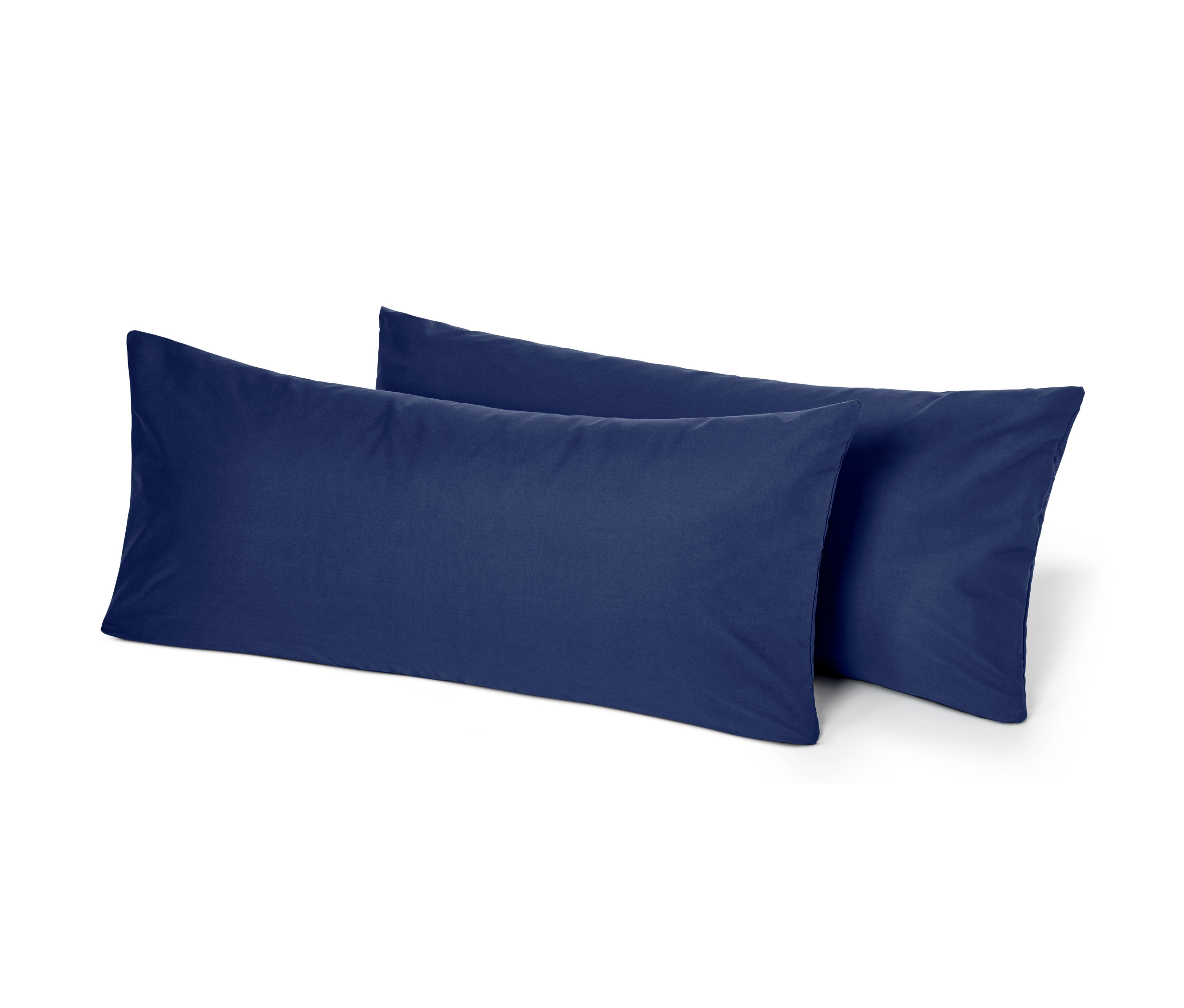 Tchibo - Perkalowe poszewki na poduszki - kolor: niebieski