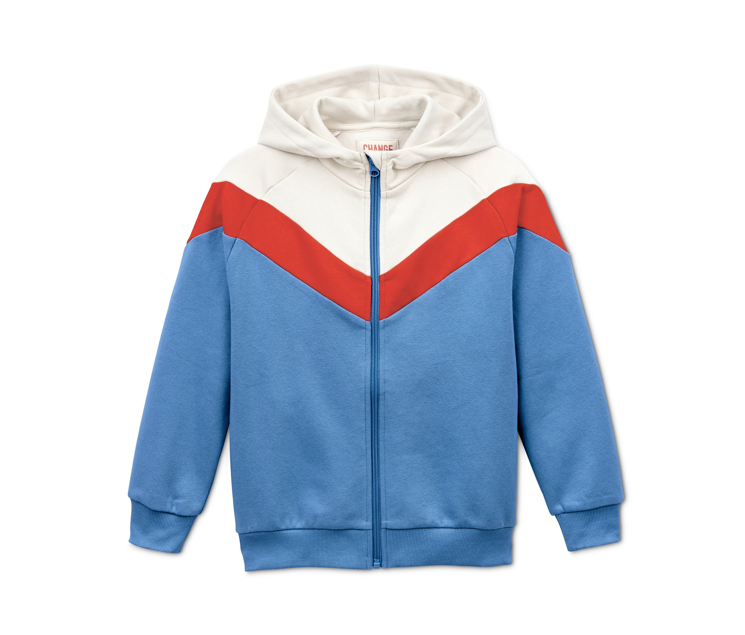 Tchibo - Bluza dresowa- pomarańczowy/biały