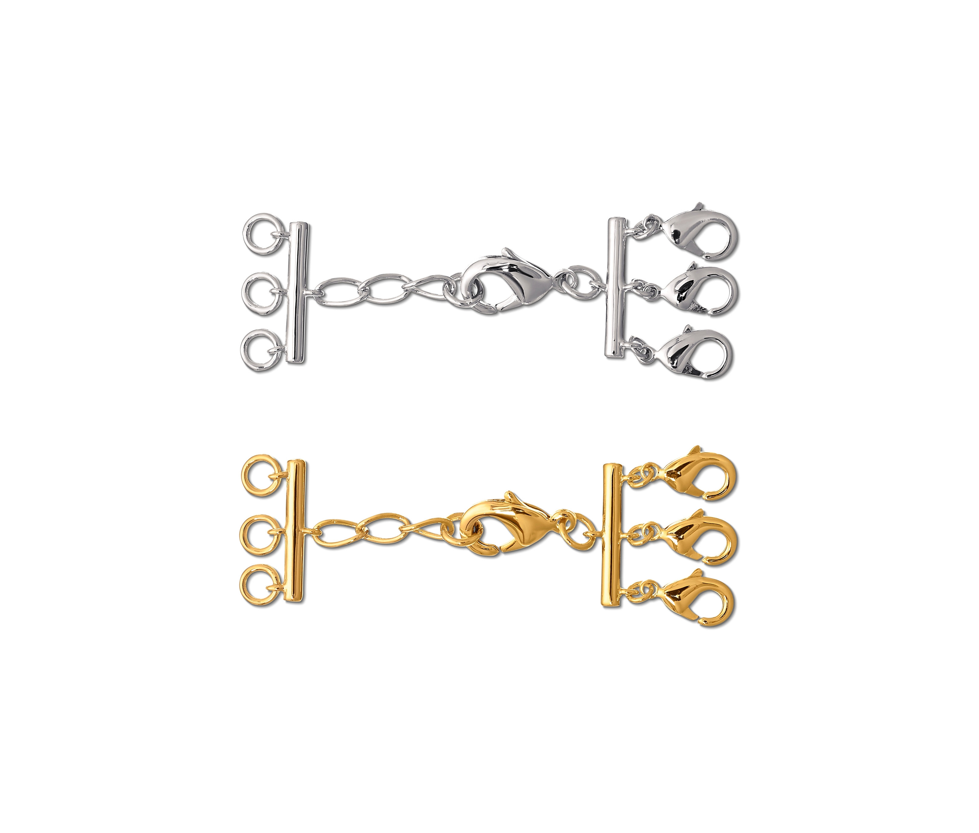 Tchibo - Zapięcie do naszyjnika warstwowego, 2 sztuki