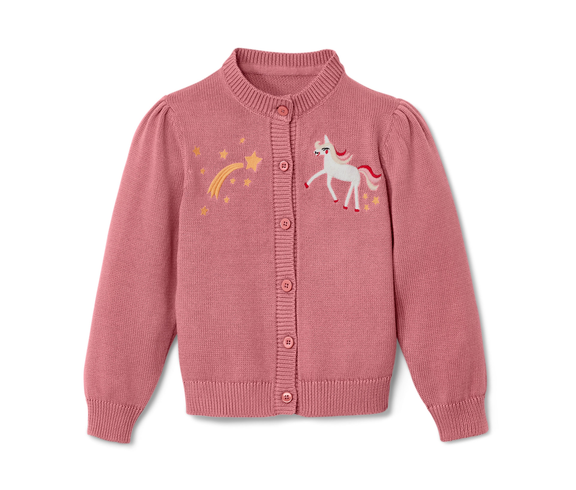 Tchibo - Dziecięcy sweter z dzianiny- różowy