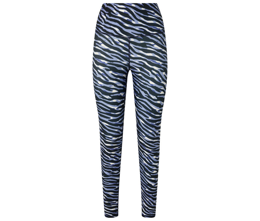 Sportleggins »ActivePower« we wzór zebry.