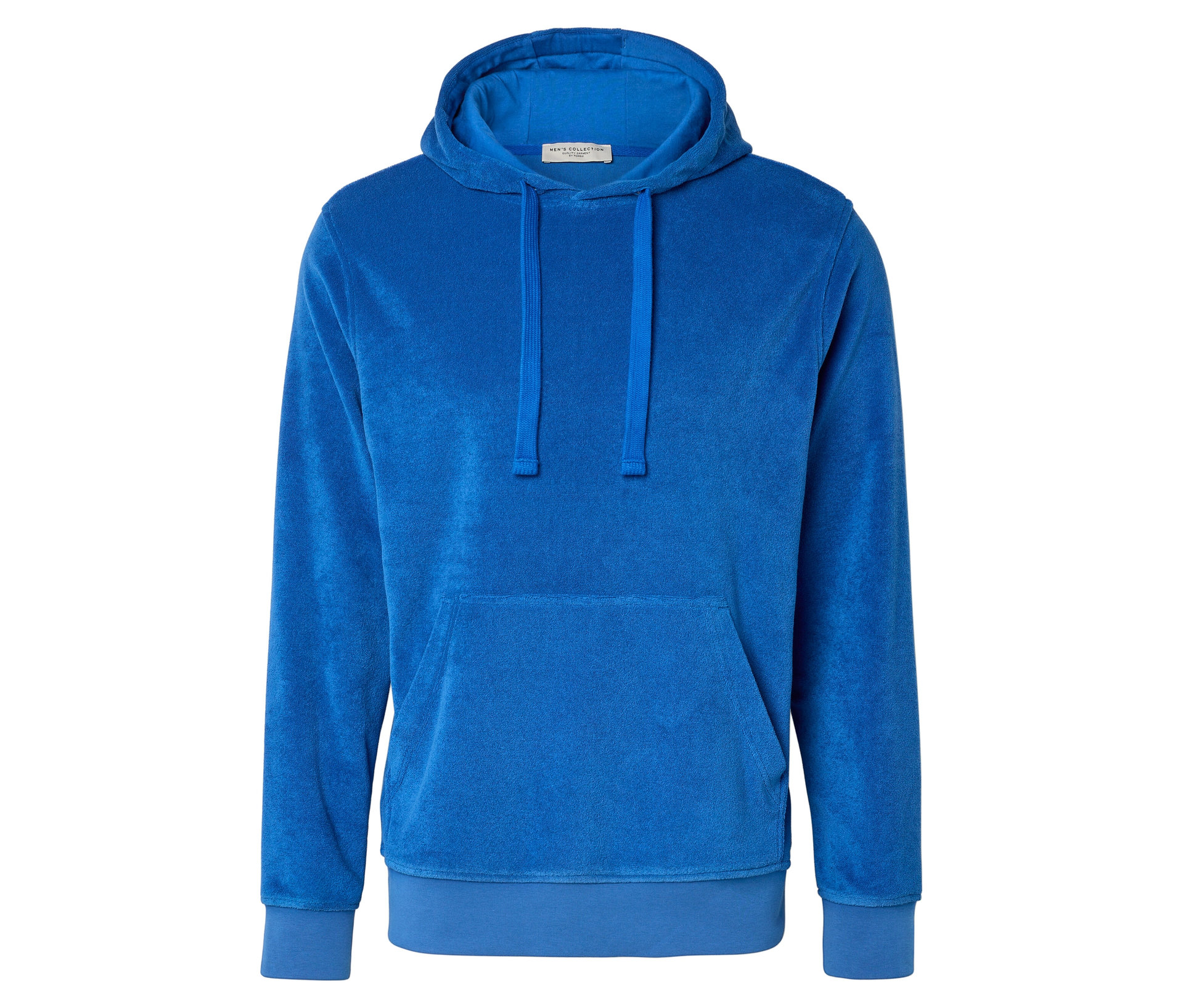 Tchibo - Bluza z kapturem z tkaniny frotte- niebieski