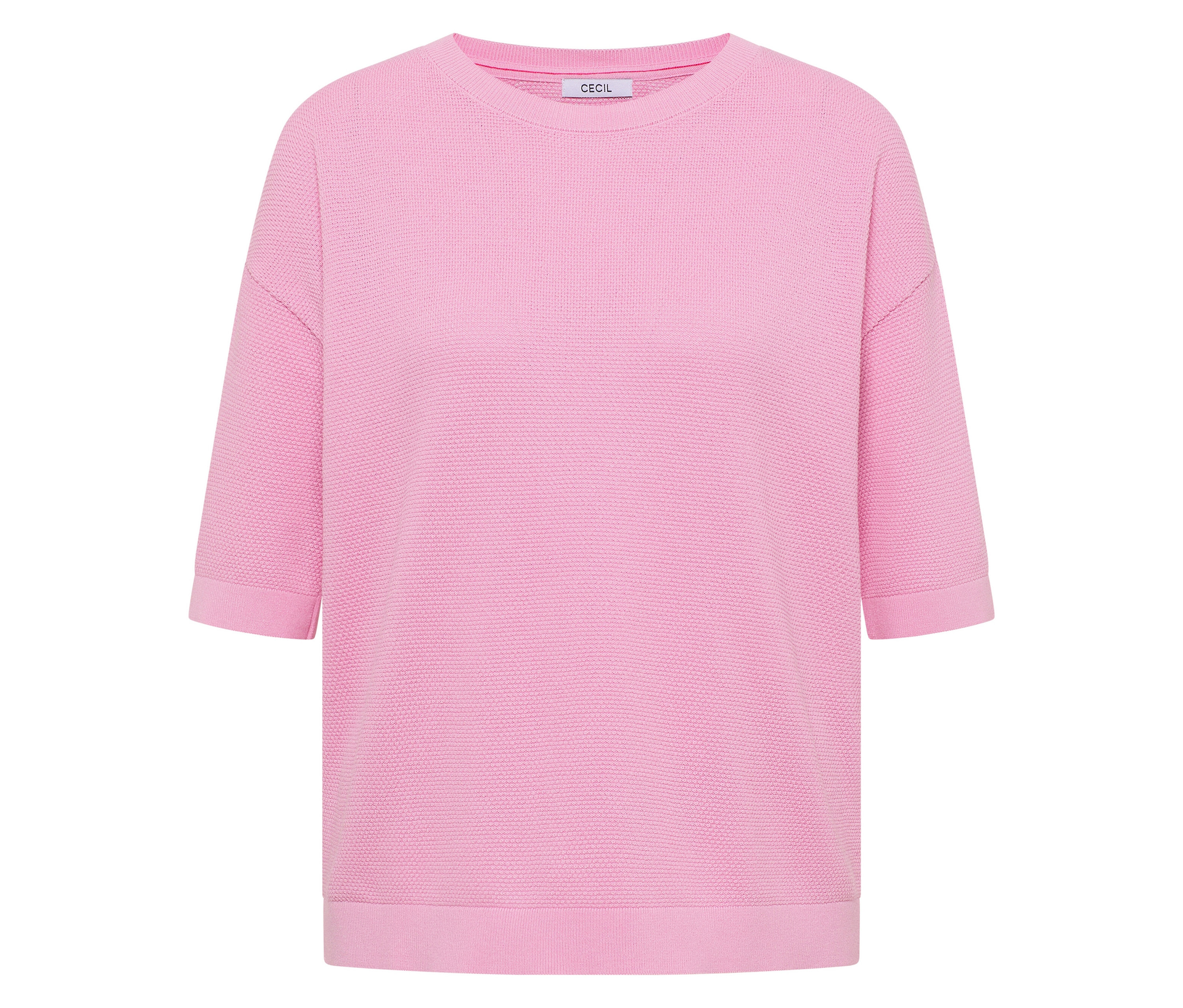 Tchibo - Sweter z krótkim rękawem Cecil- różowy