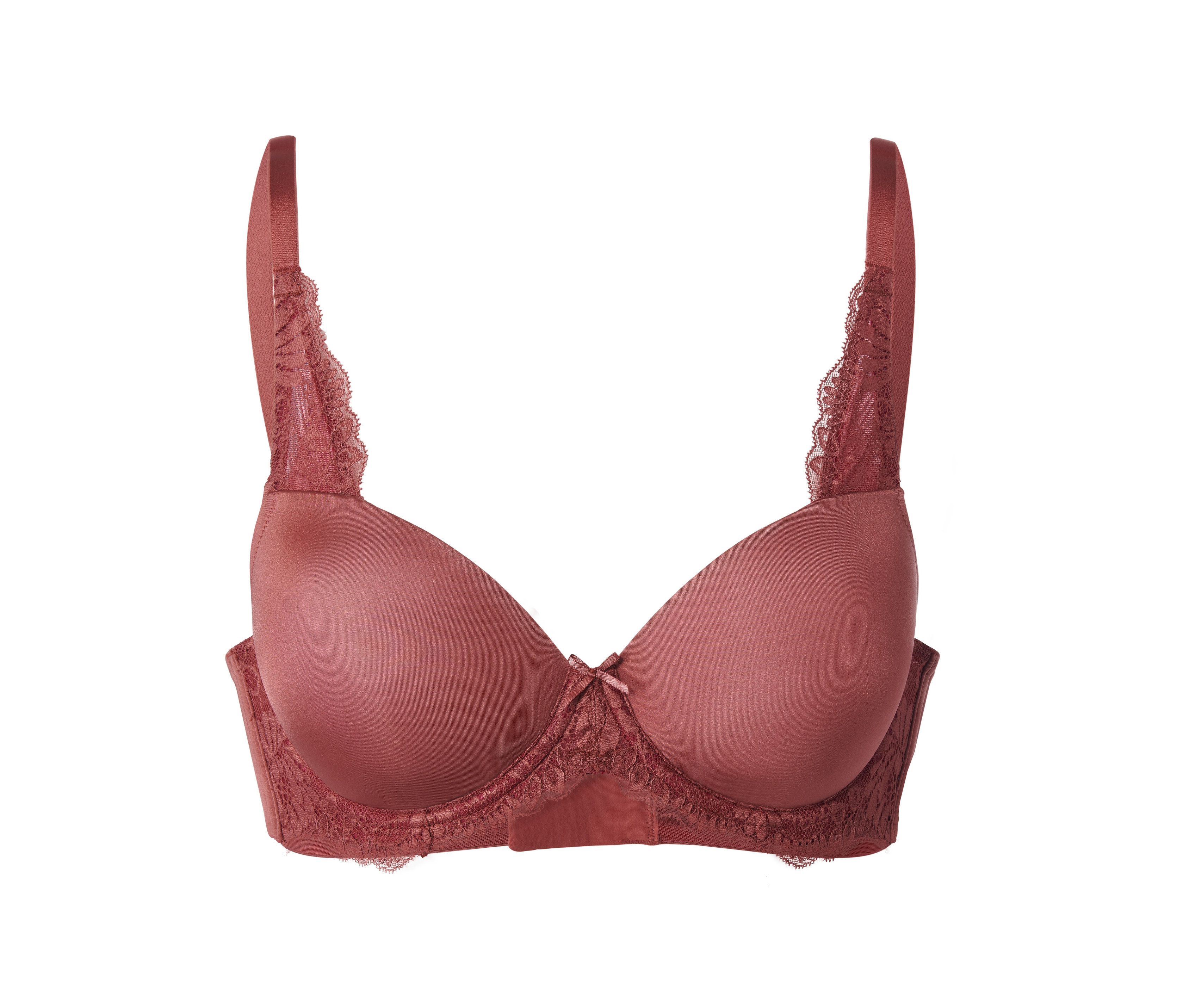 Tchibo - Biustonosz z modelowanymi miseczkami z efektem pamięci, czerwony