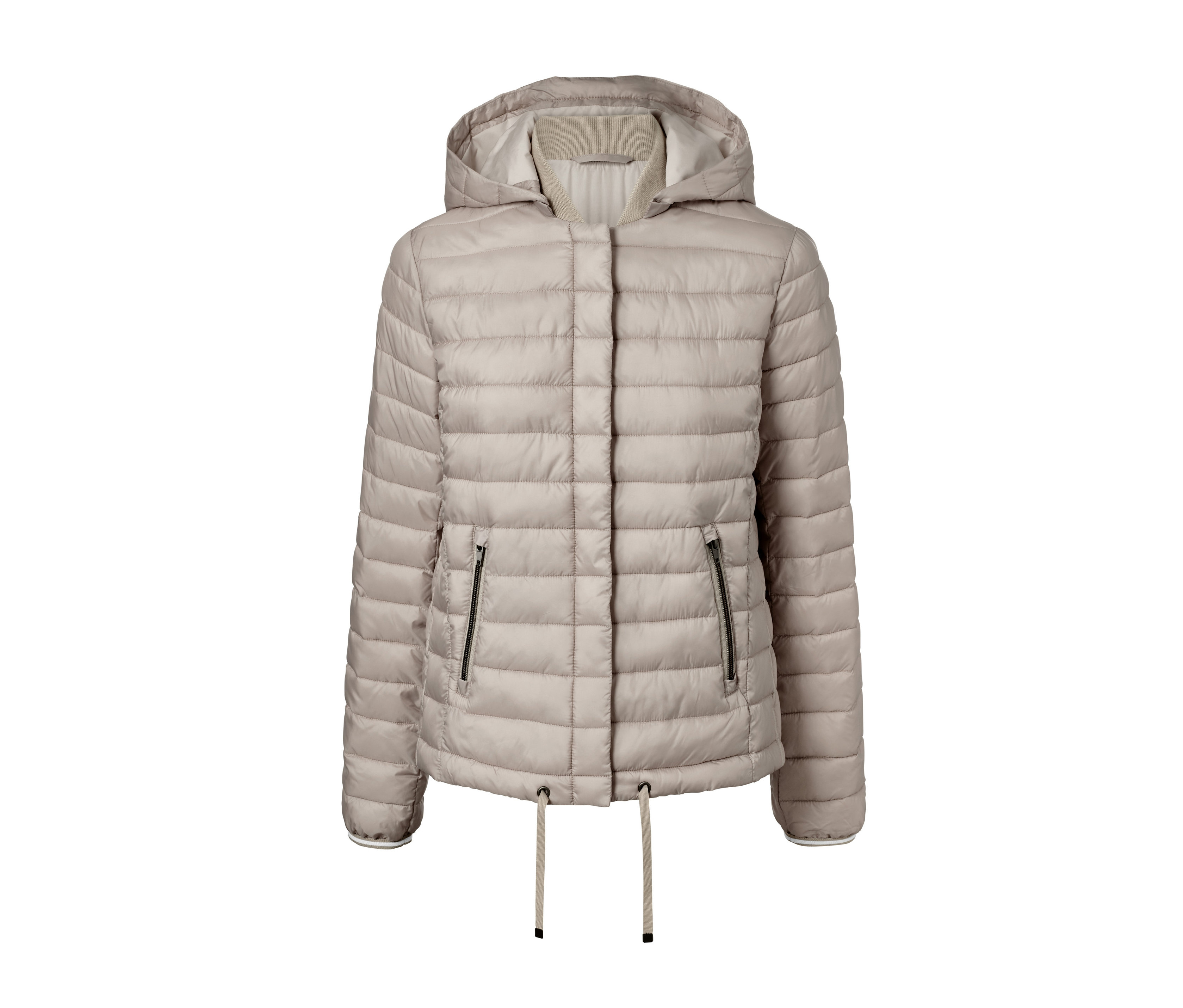 Tchibo - Kurtka pikowana z kapturem- beżowy