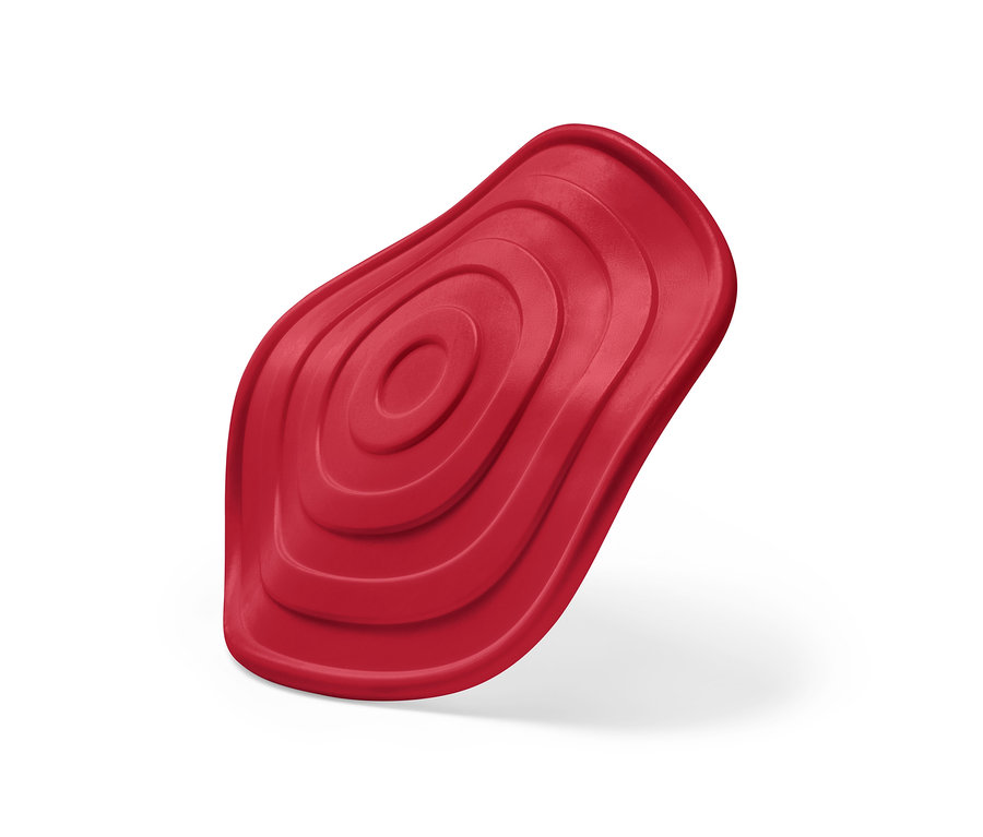 Czerwony latający dysk dla psa.