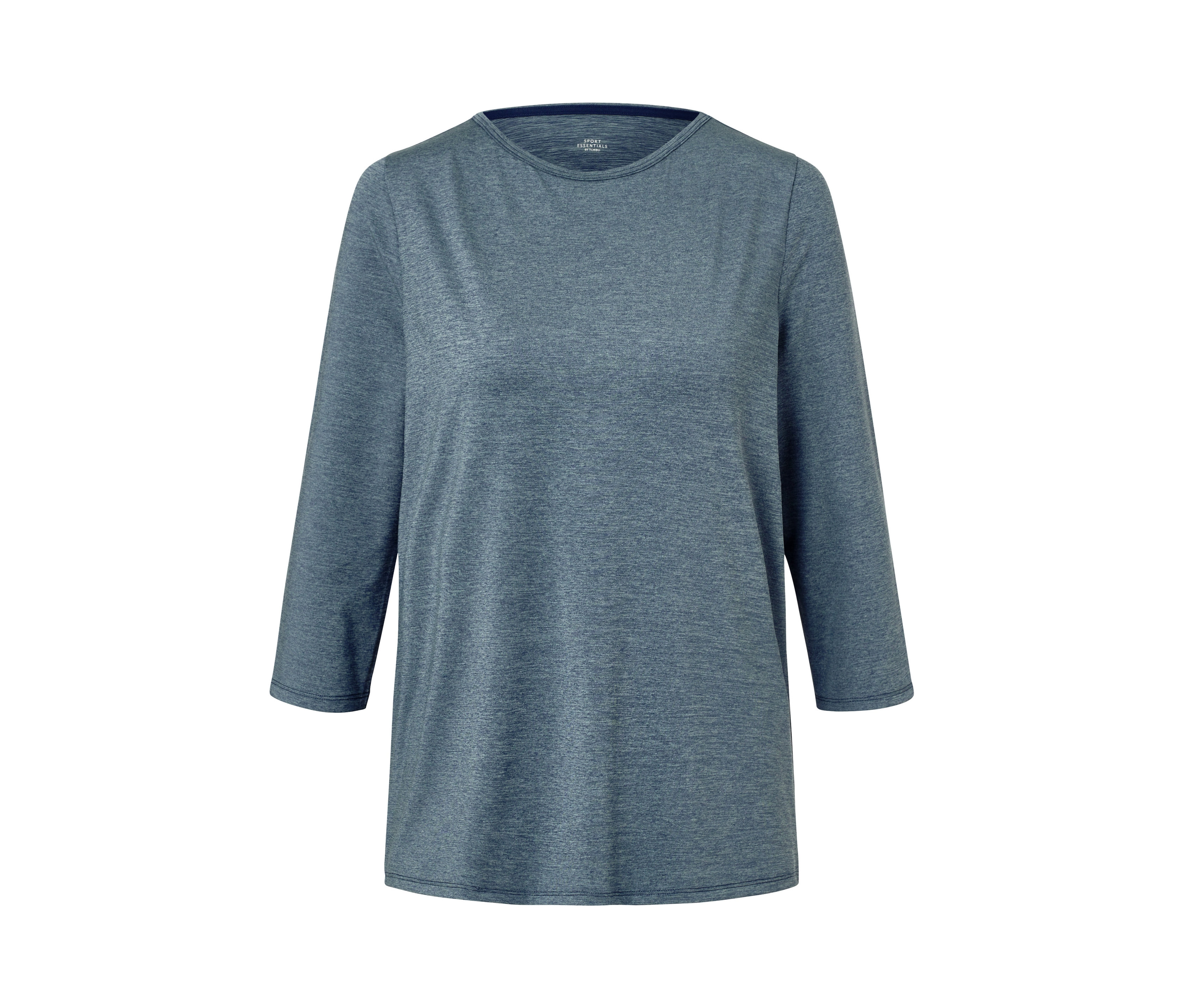 Tchibo - Koszulka funkcyjna z rękawami o długości 3/4- niebieski