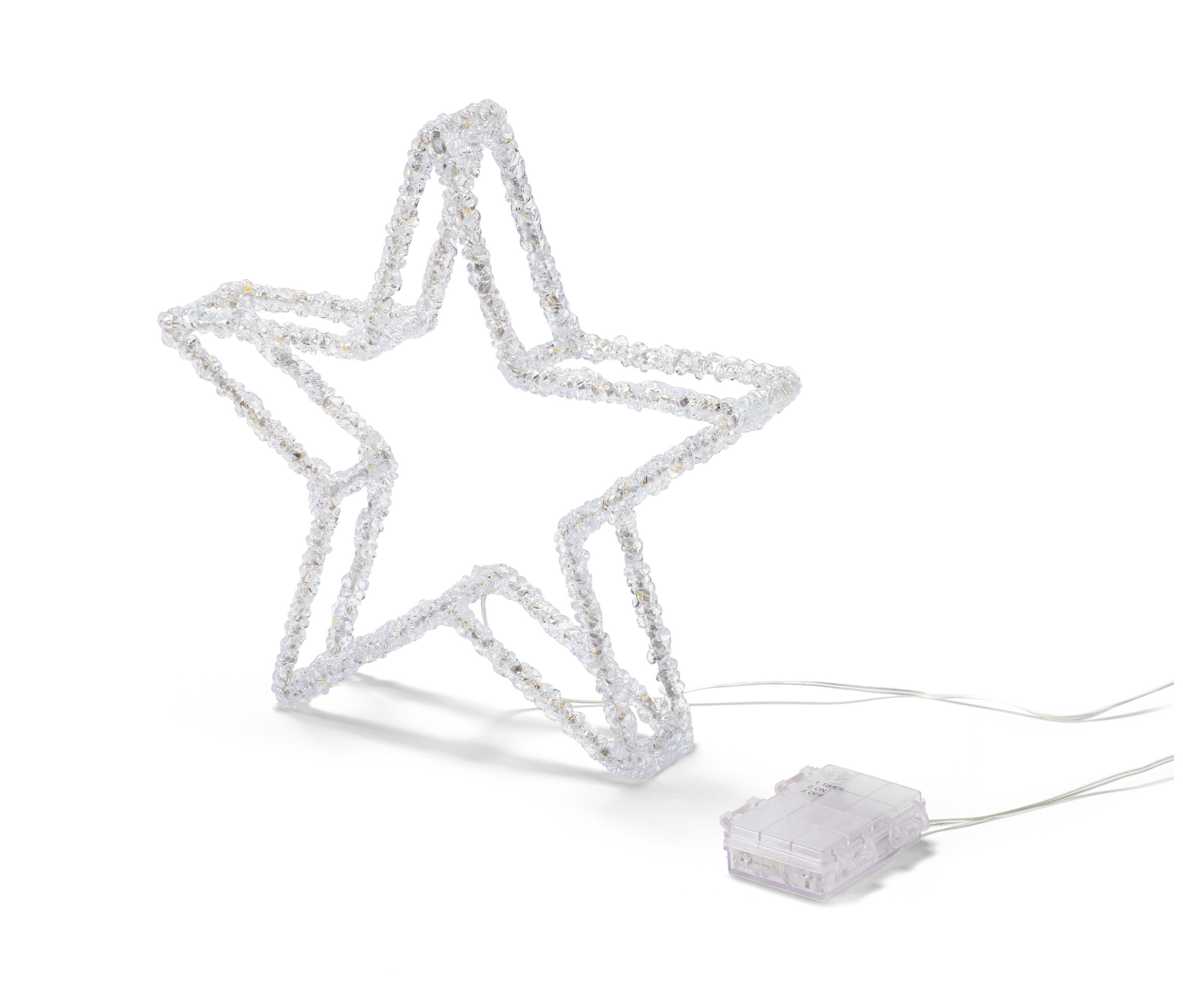 Tchibo - Dekoracyjna gwiazda LED - kolor: biały