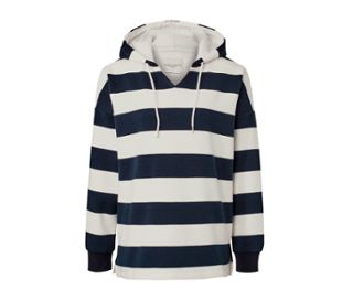 Bluza z kapturem, w paski