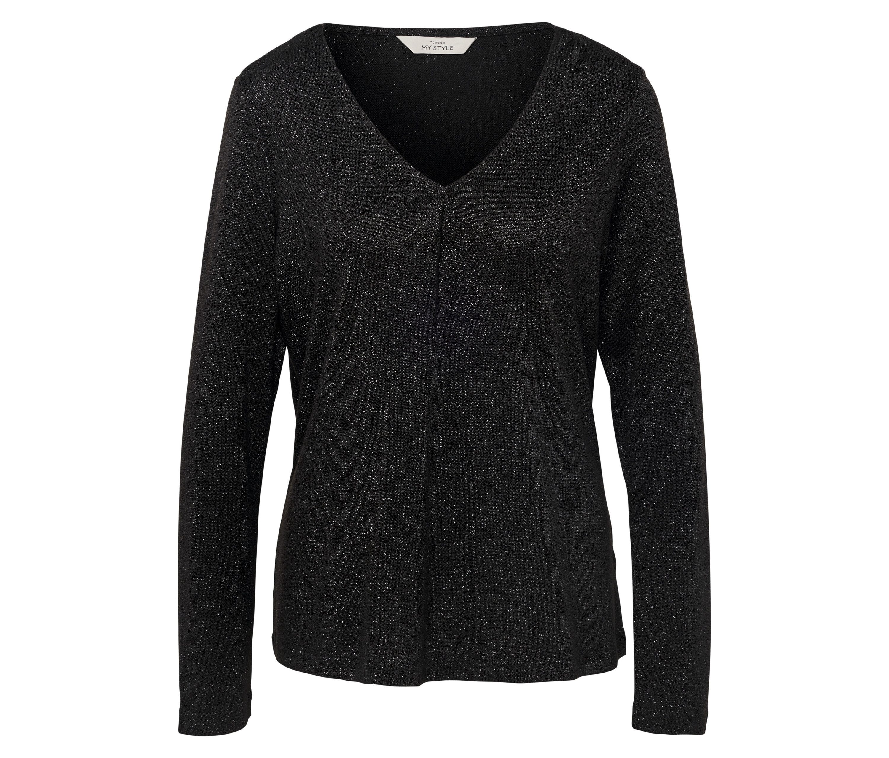 Tchibo - Błyszcząca bluzka, czarny
