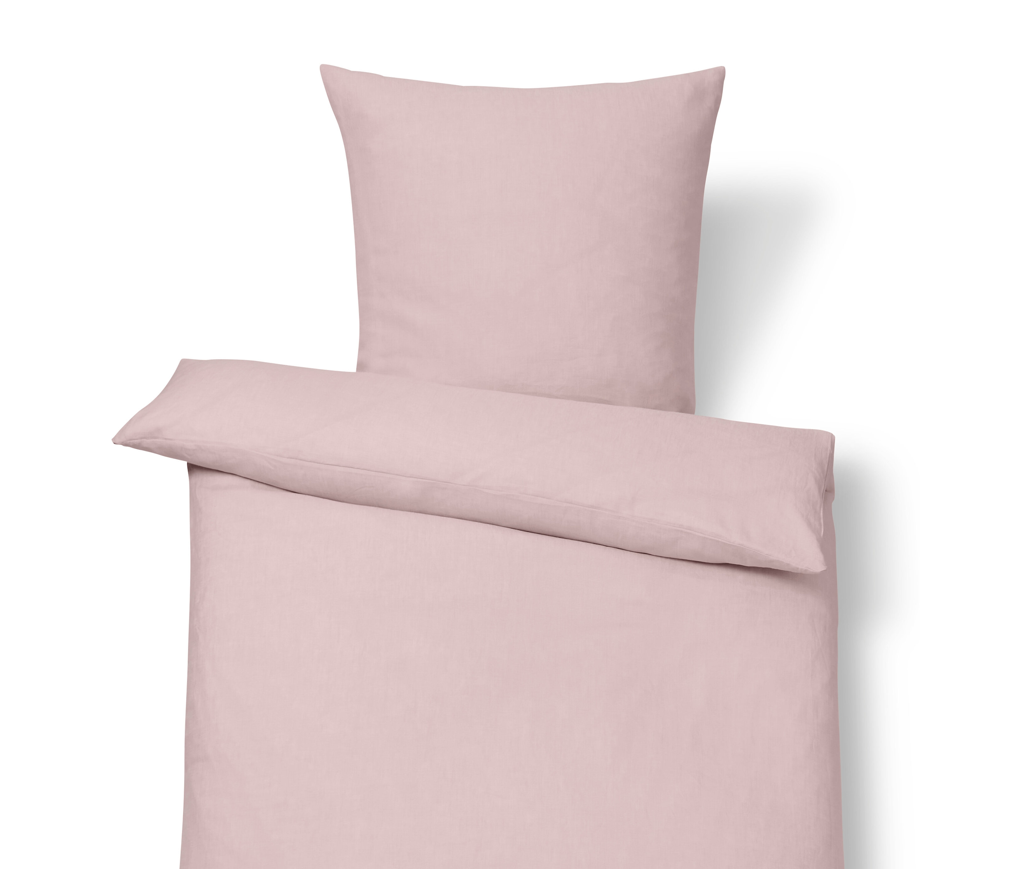 Tchibo - Pościel lniana - kolor: różowy