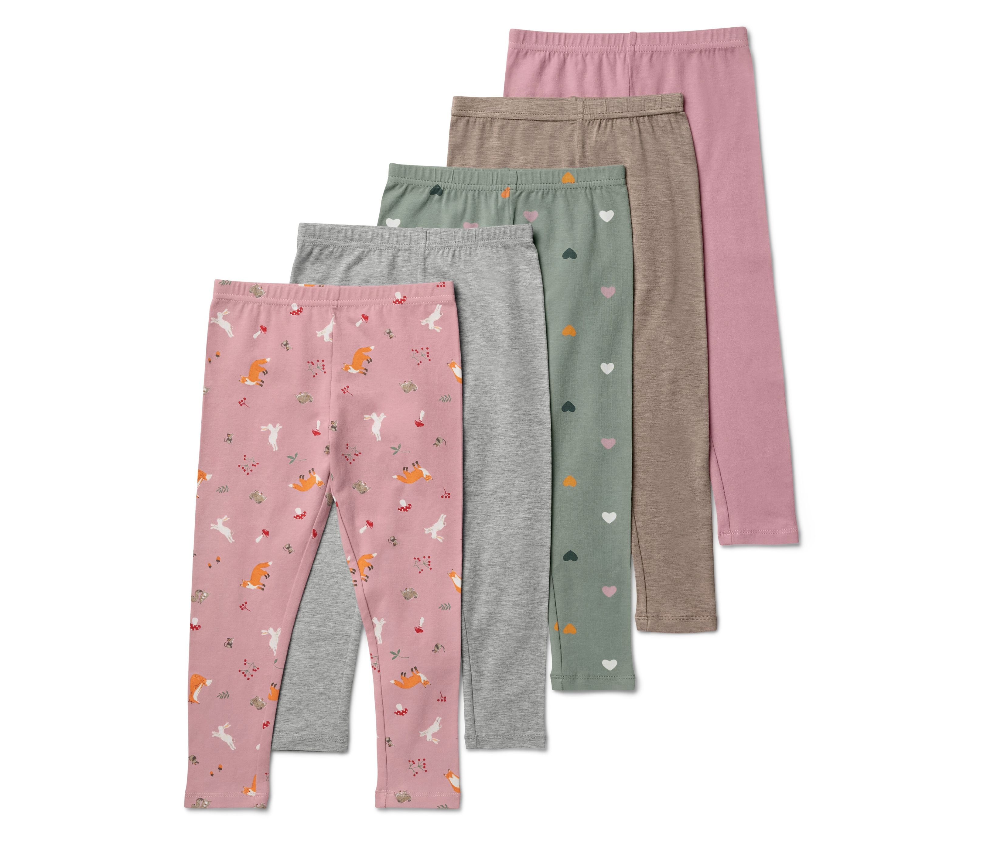 Tchibo - Legginsy, brązowy/zielony