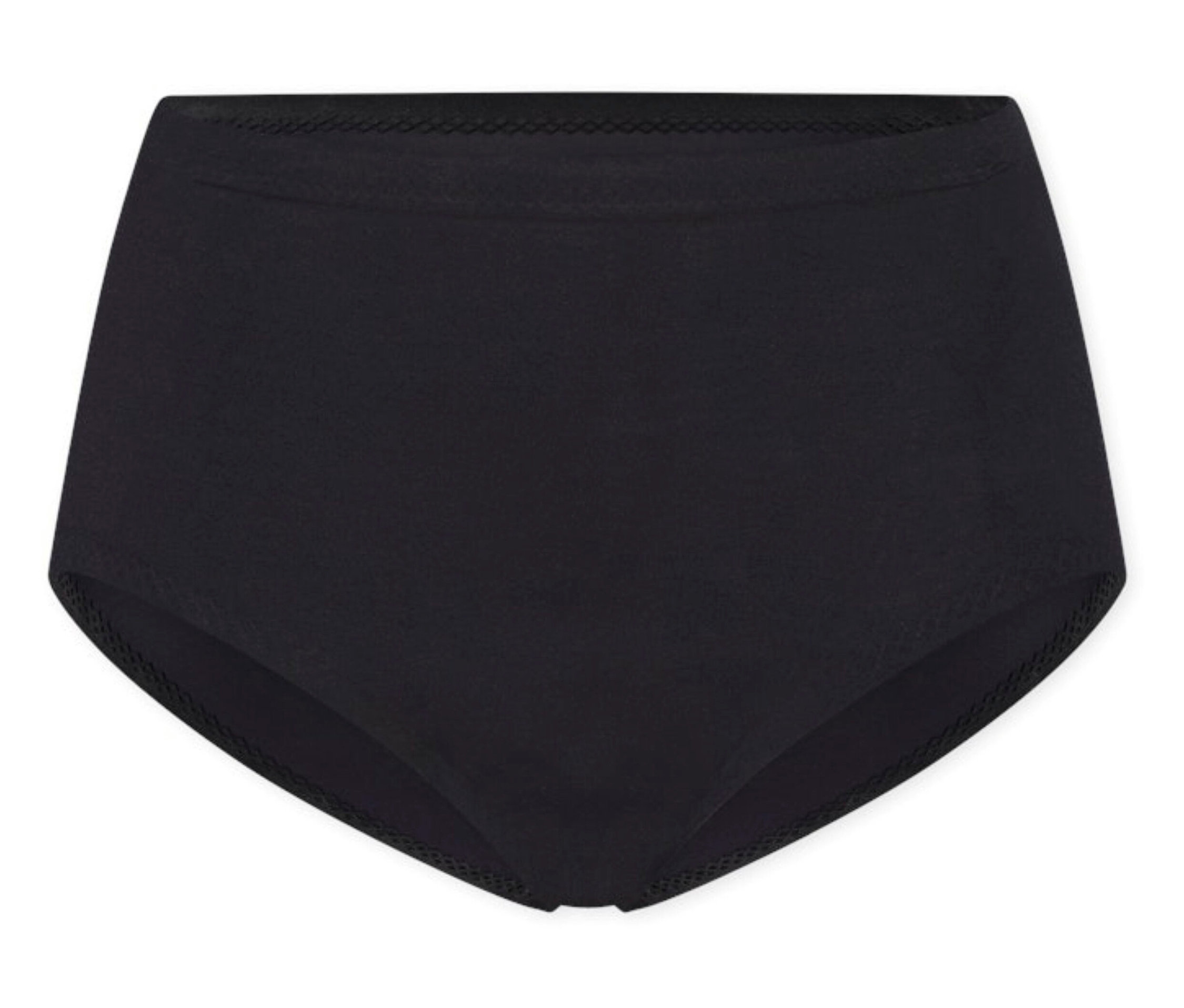 Niewidoczne figi maxi Schiesser- czarny