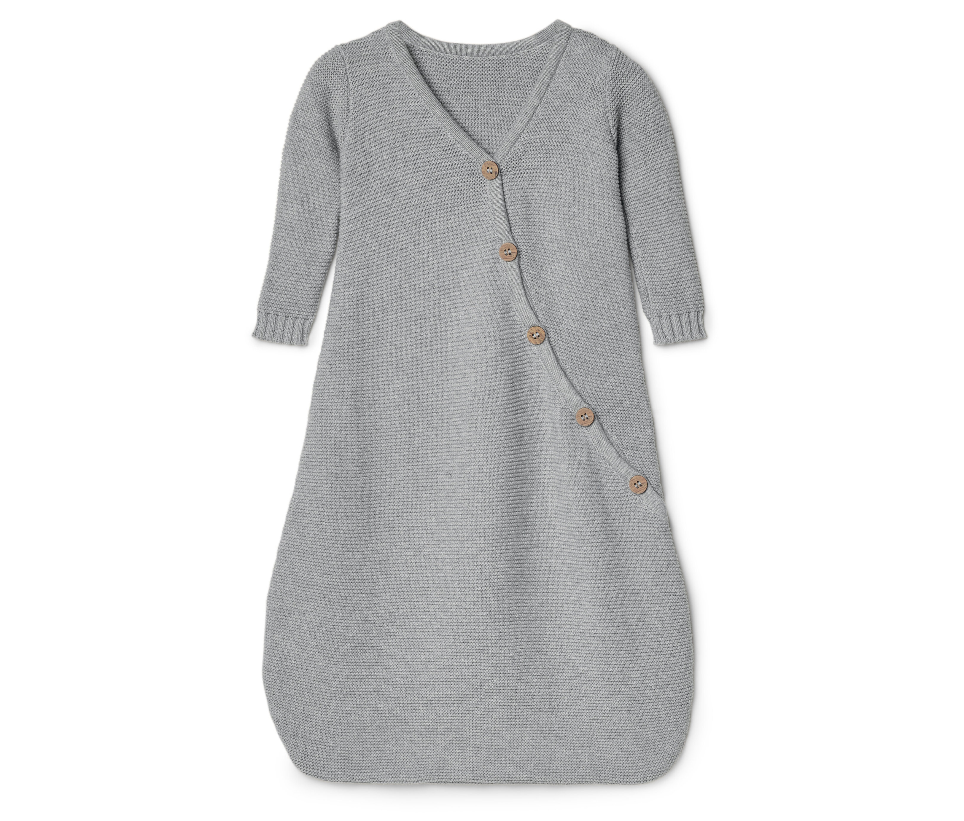 Tchibo - Śpiwór z dzianiny - kolor: szary