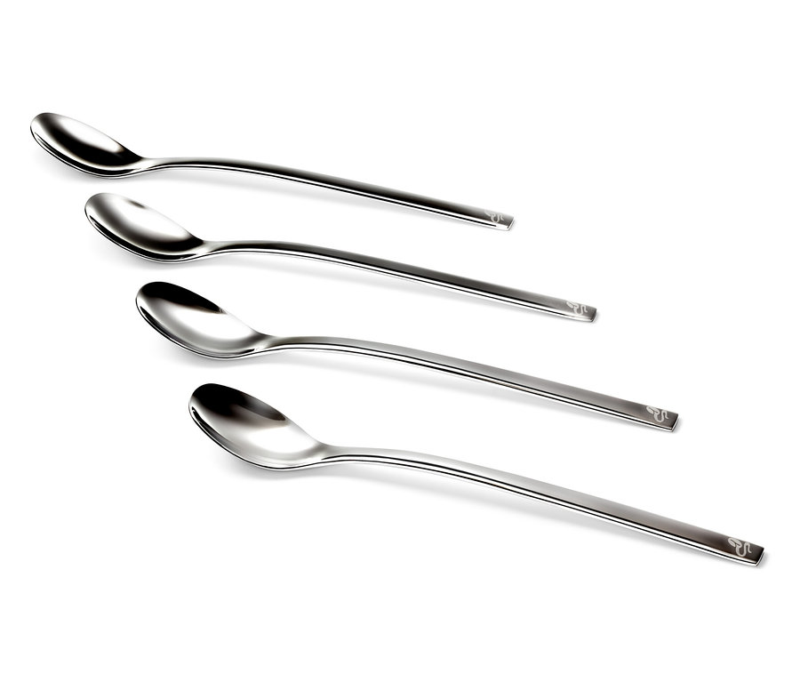 Łyżeczki do latte macchiato, zestaw 4 szt.