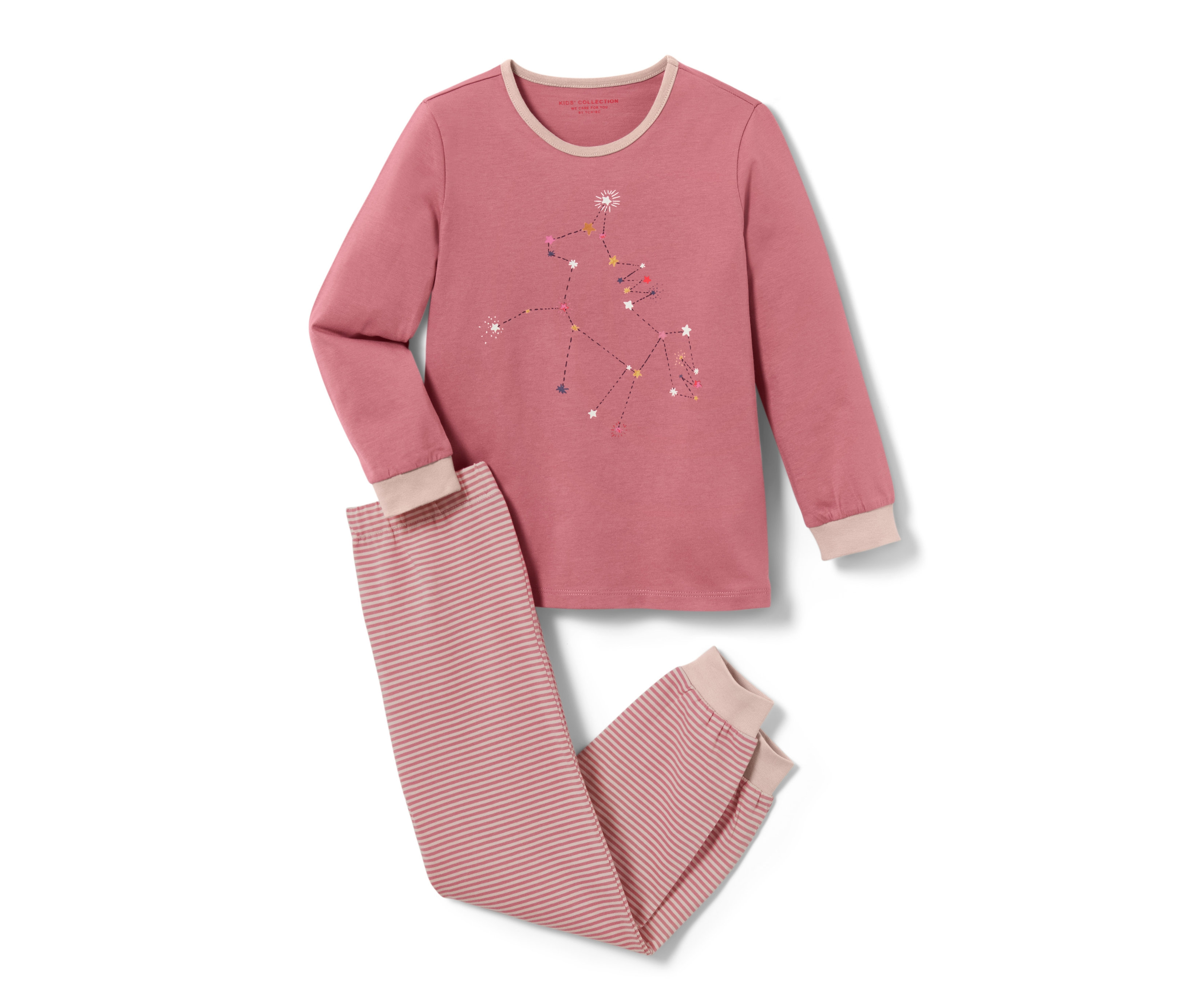 Tchibo - Piżama dziecięca jednorożec- różowy/z nadrukiem