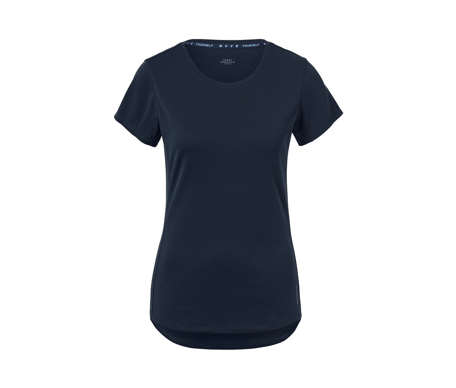 Granatowa koszulka funkcyjna.