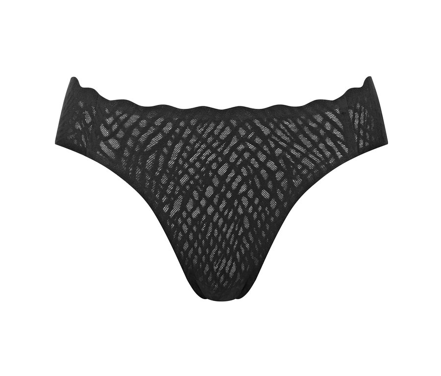 Czarne figi high leg sloggi ZERO Feel Bliss.