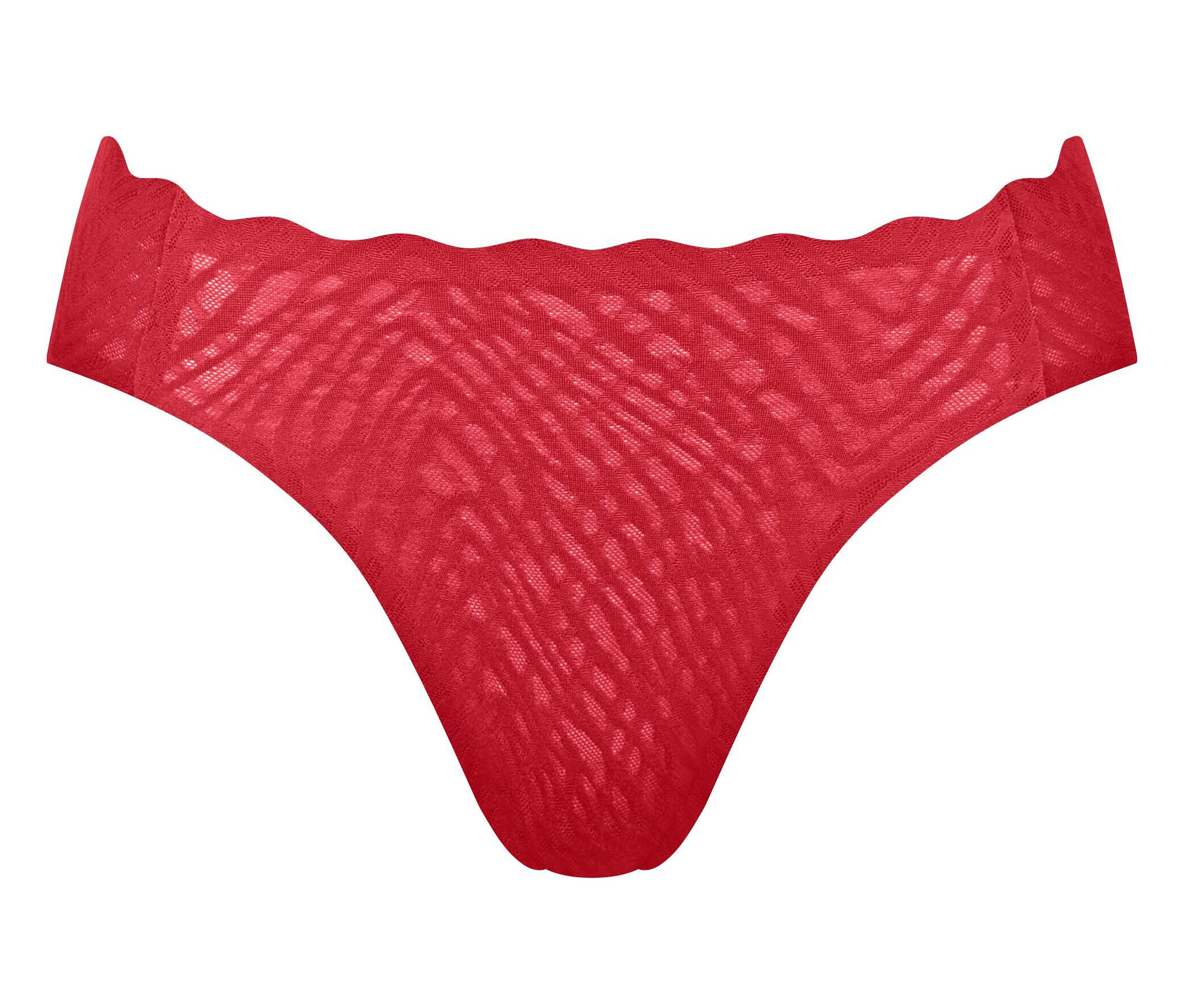 Odświętne figi high leg sloggi Zero Feel Bliss, czerwony