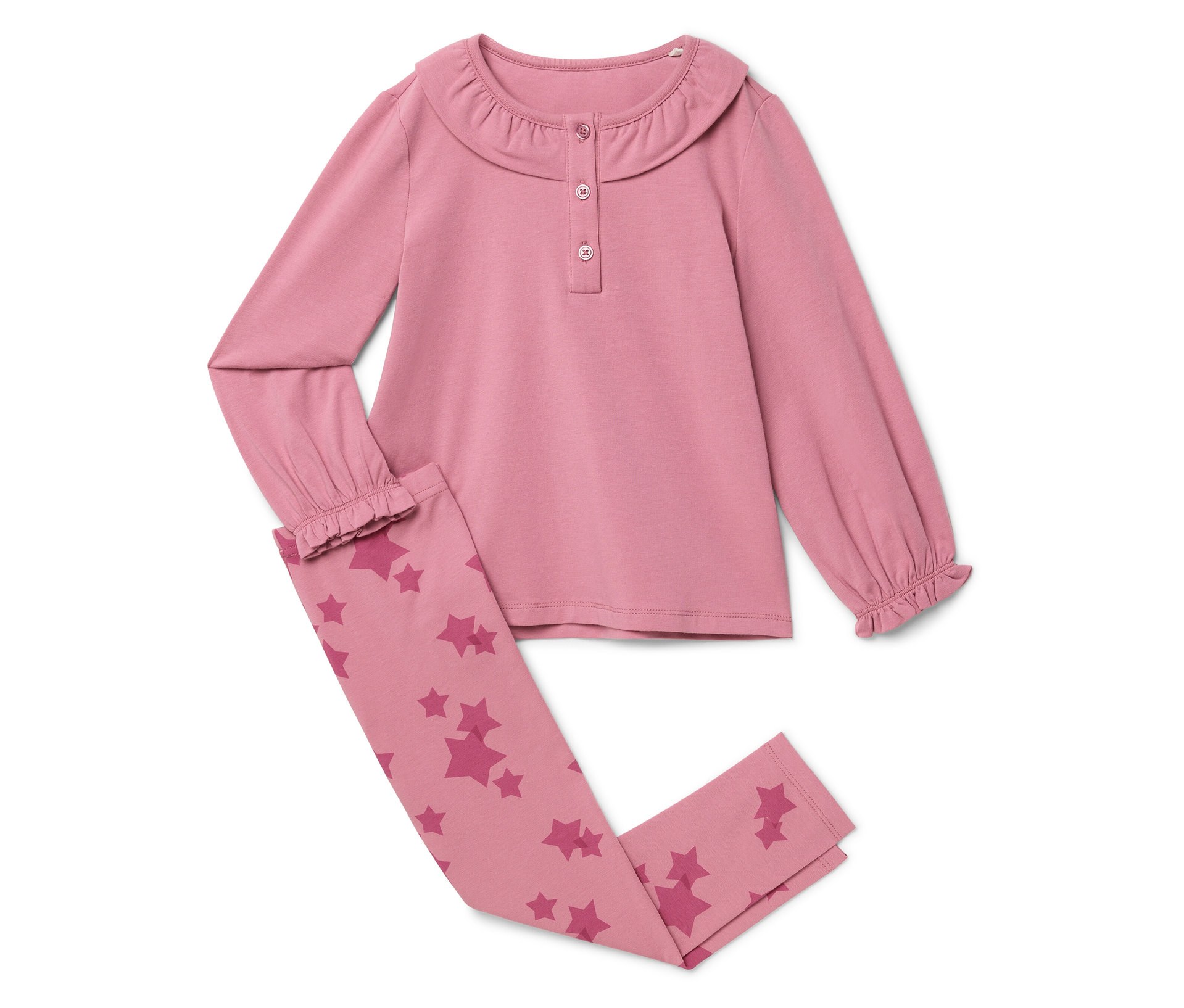 Tchibo - Koszulka i legginsy- różowy
