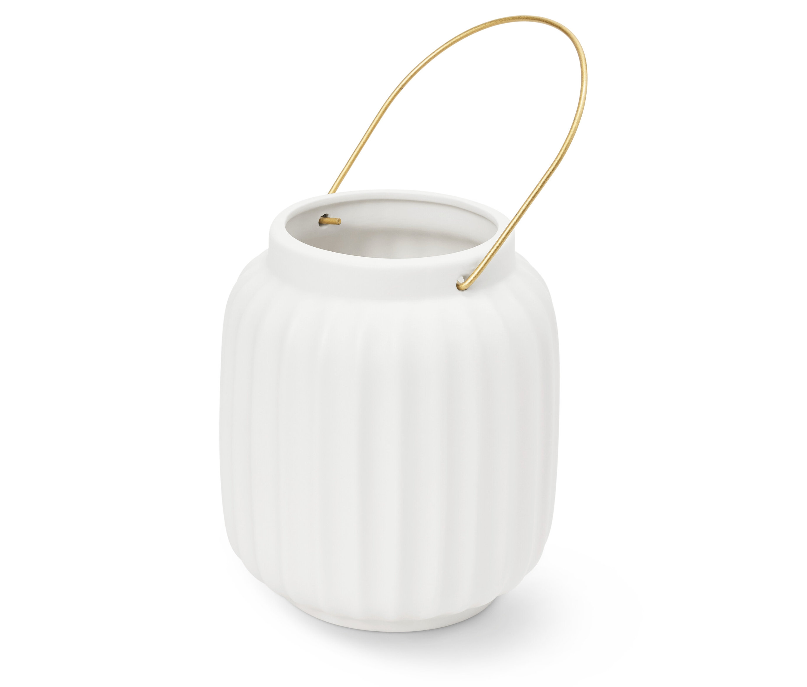 Tchibo - Latarnia LED - kolor: złoty/biały