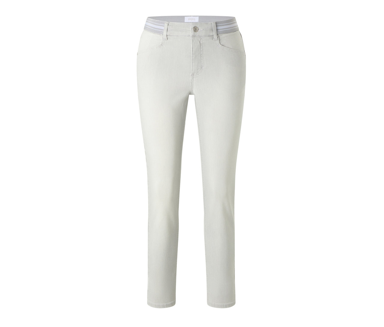 Jasnoszare dżinsy Angels „Ornella Sporty” Slim Fit 7/8.
