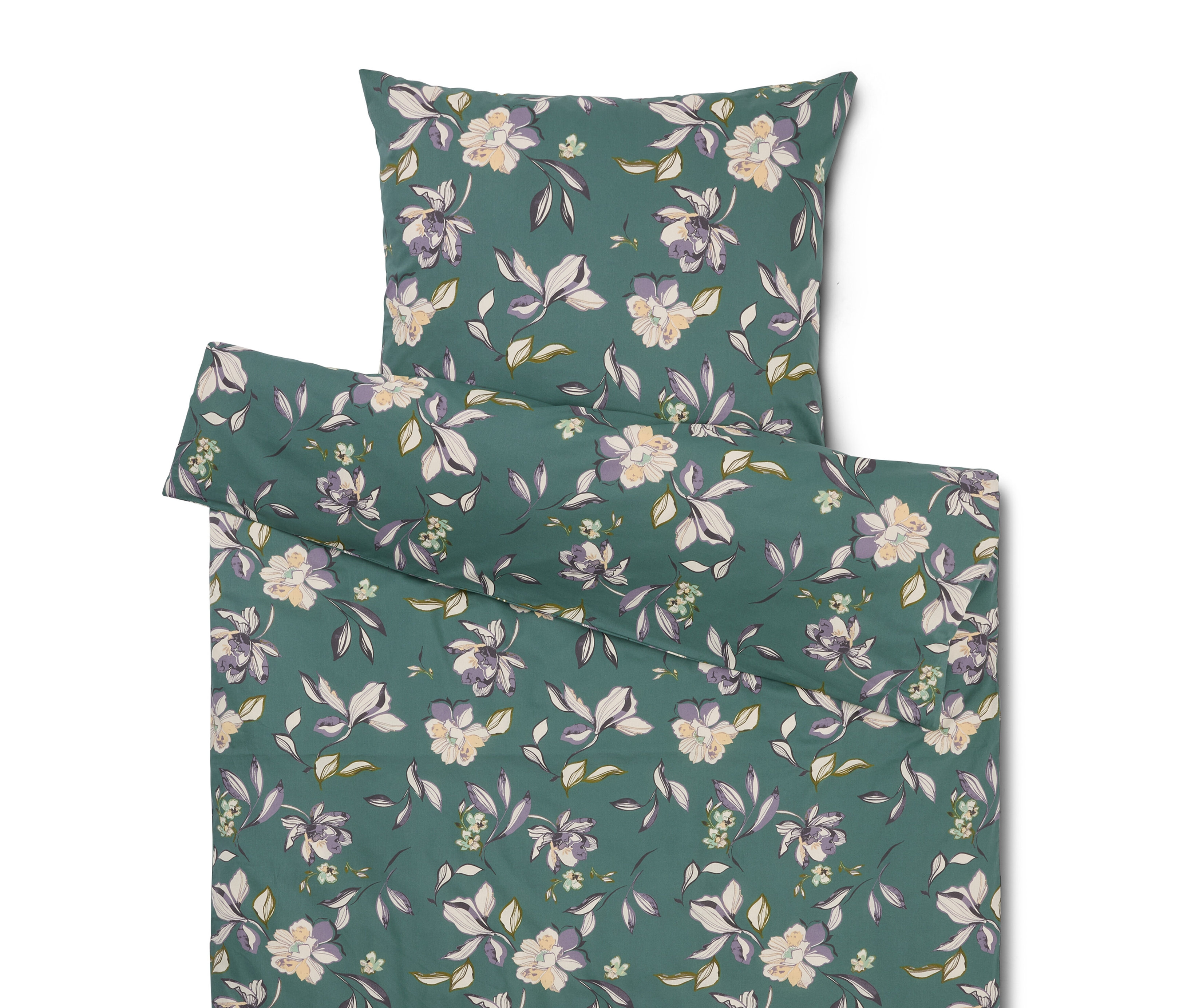 Tchibo - Pościel z bawełny renforcé - kolor: zielony