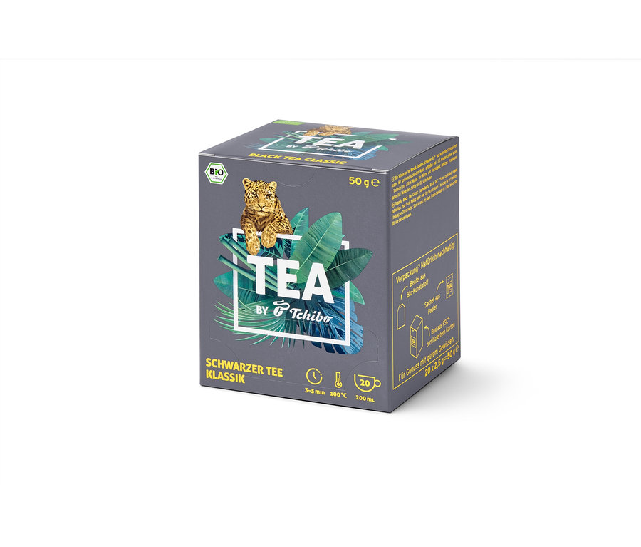 Opakowanie BIO TEA by Tchibo Klasyczna 8x20x2,5 g.