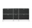 Metalowa szafka typu sideboard »CN3« duża, z 6 komorami z klapami, czarna - /img/gQwV6VNR/64/image.jpeg