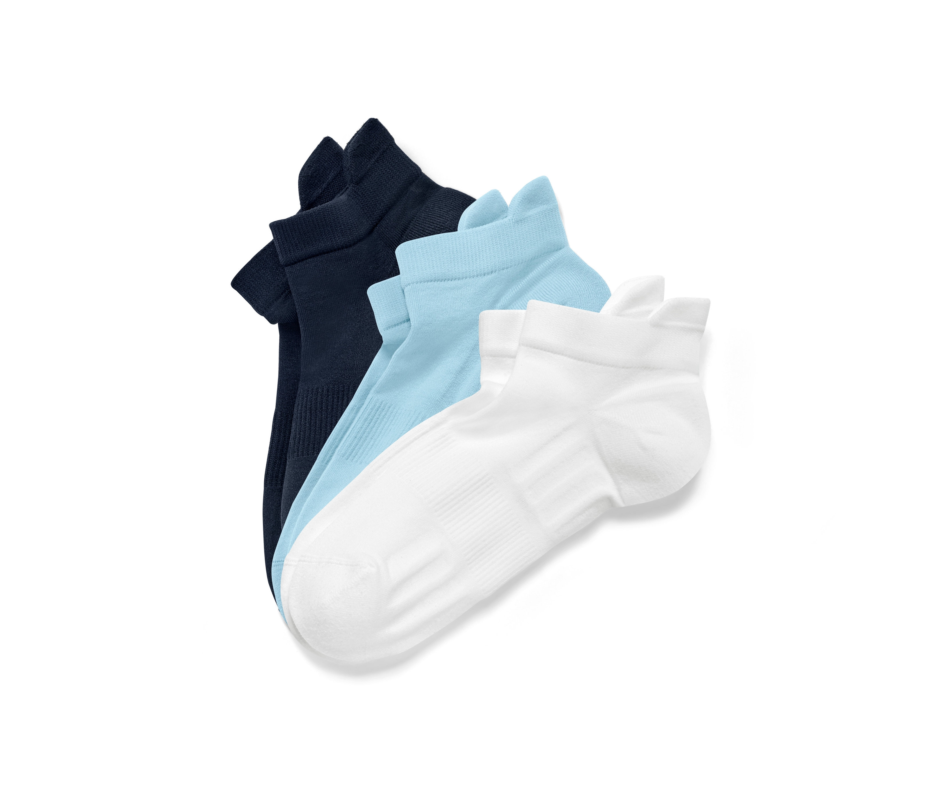 Tchibo - Profesjonalne skarpety do biegania uniseks - unisex- niebieski/biały