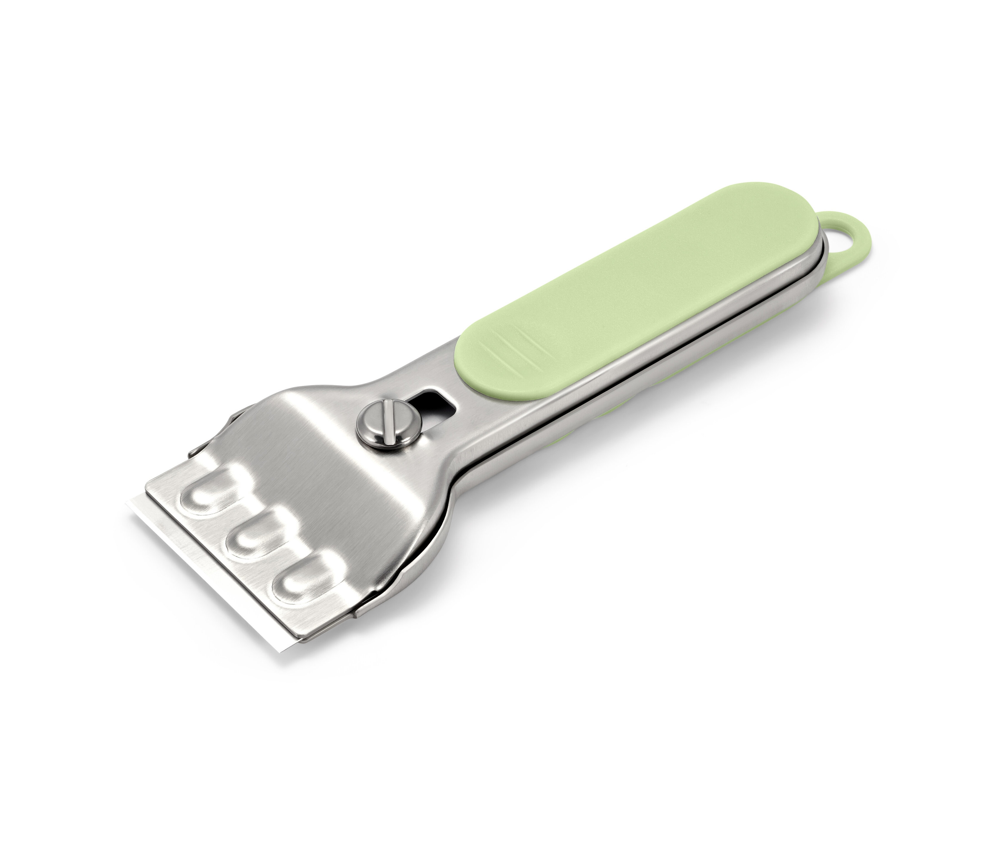 Tchibo - Skrobak do czyszczenia - kolor: zielony/srebrny