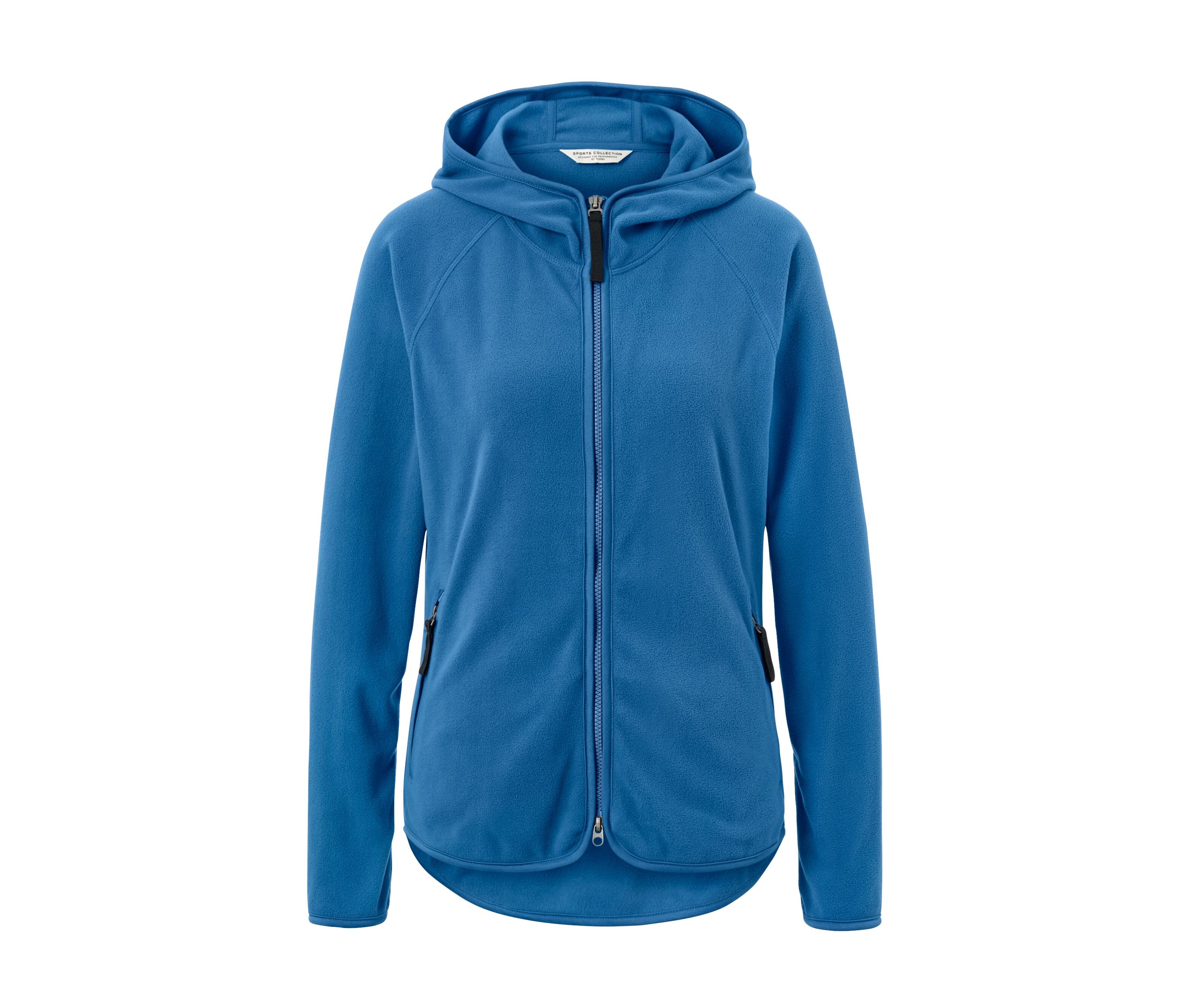 Tchibo - Bluza polarowa z kapturem, niebieski