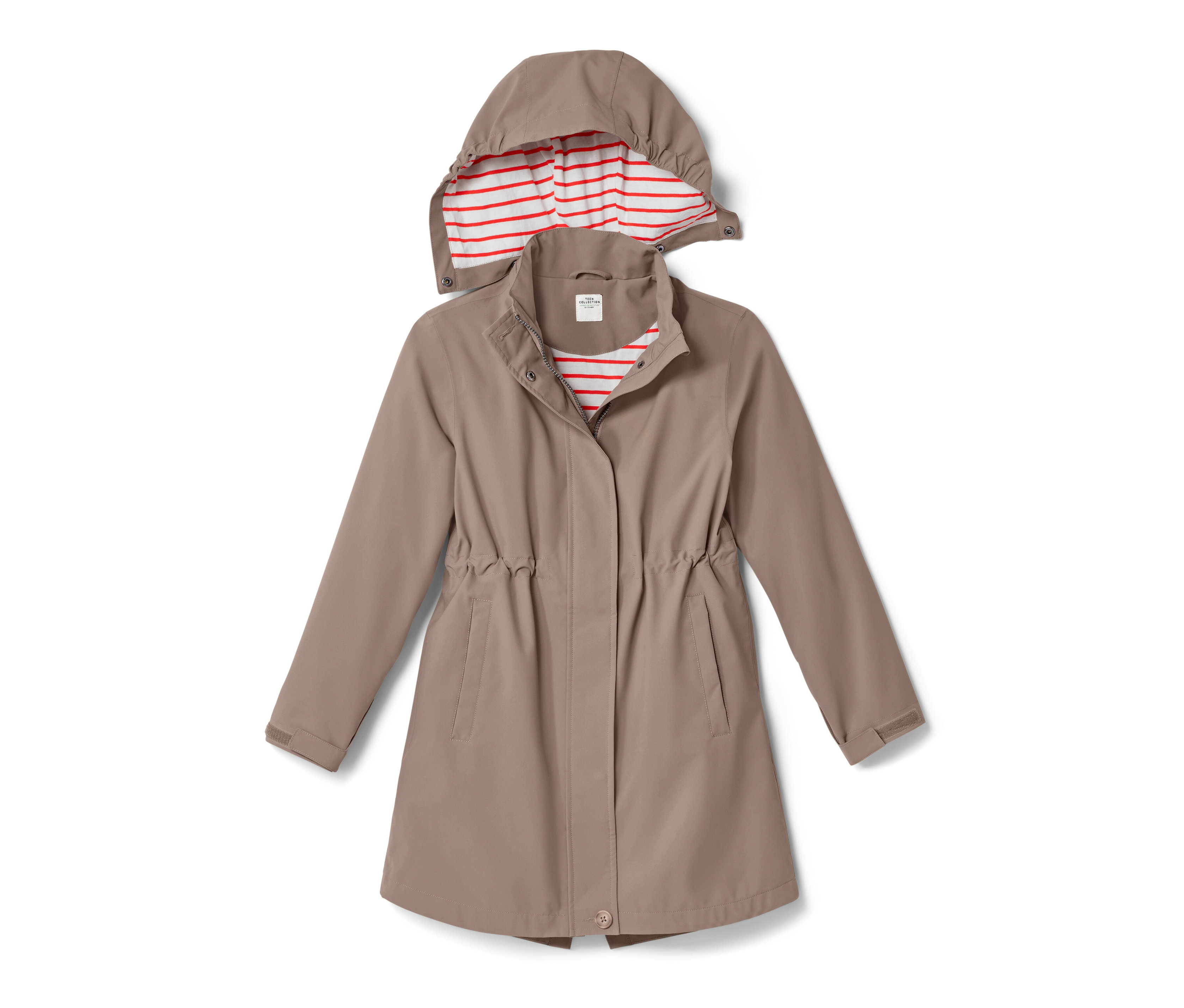 Tchibo - Płaszcz outdoorowy - rozmiar 146/152 - kolor: brązowy