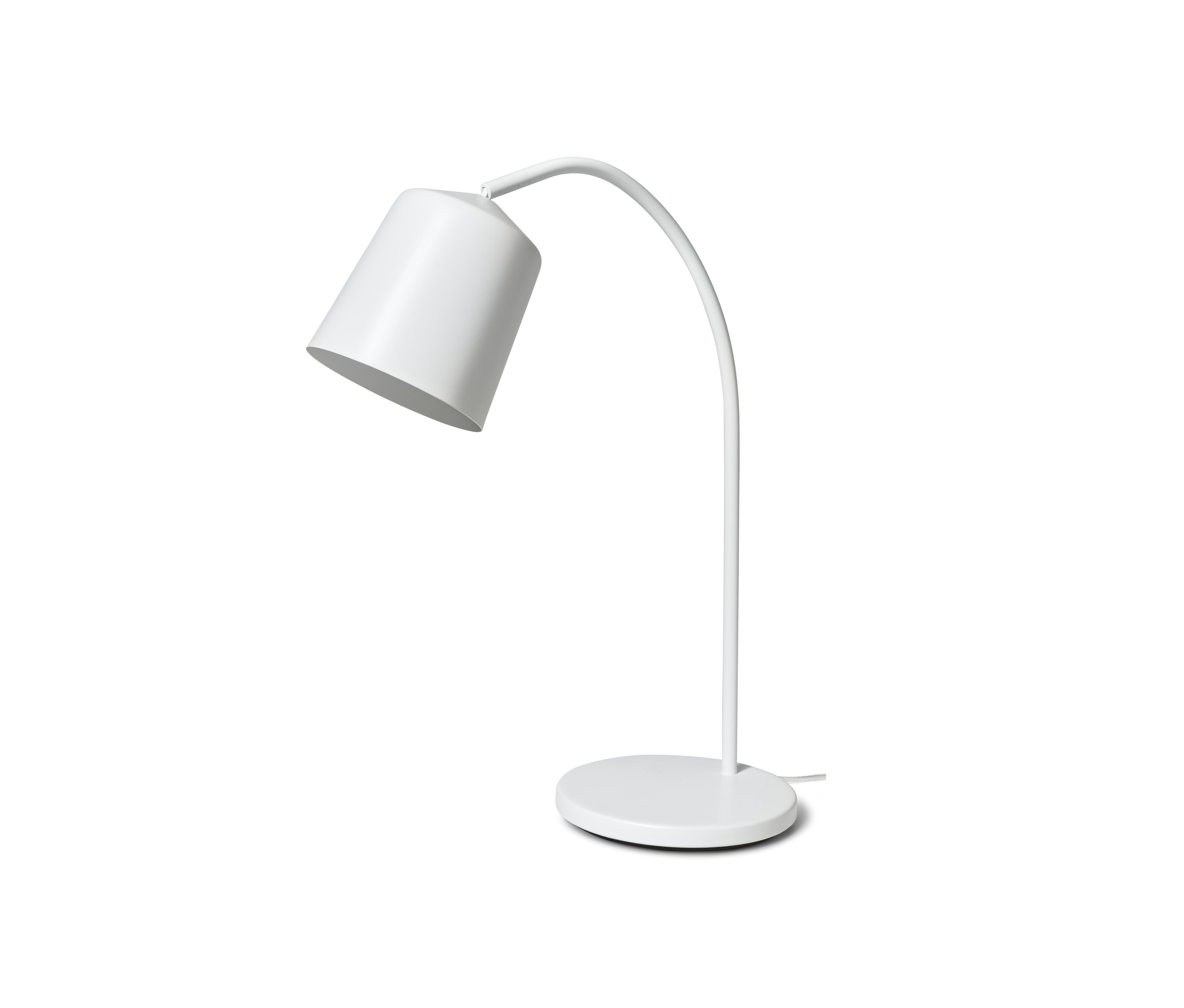 Tchibo - Lampka stołowa z metalu - kolor: biały