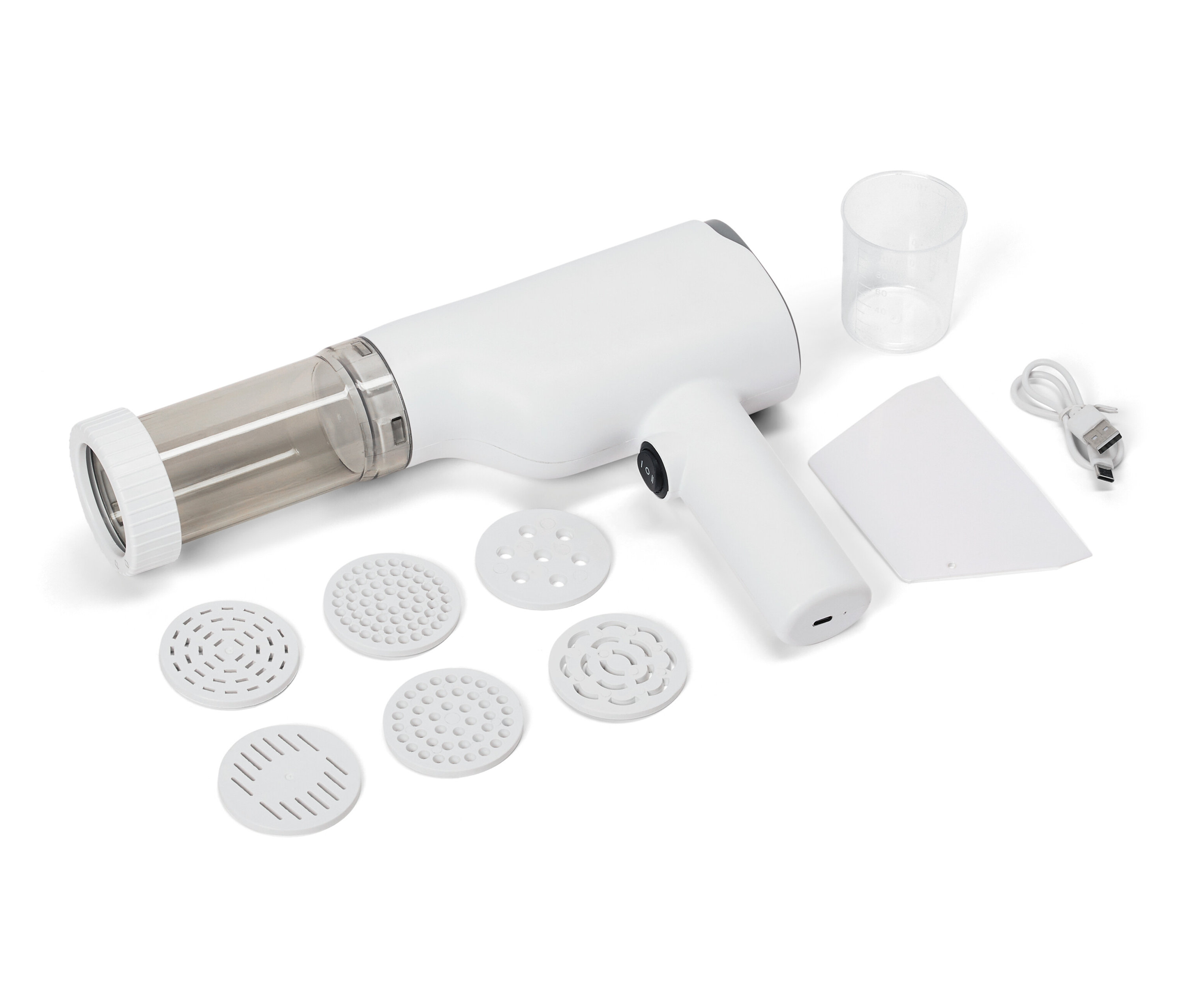 Tchibo - Elektryczny pistolet do makaronu - kolor: czarny/biały