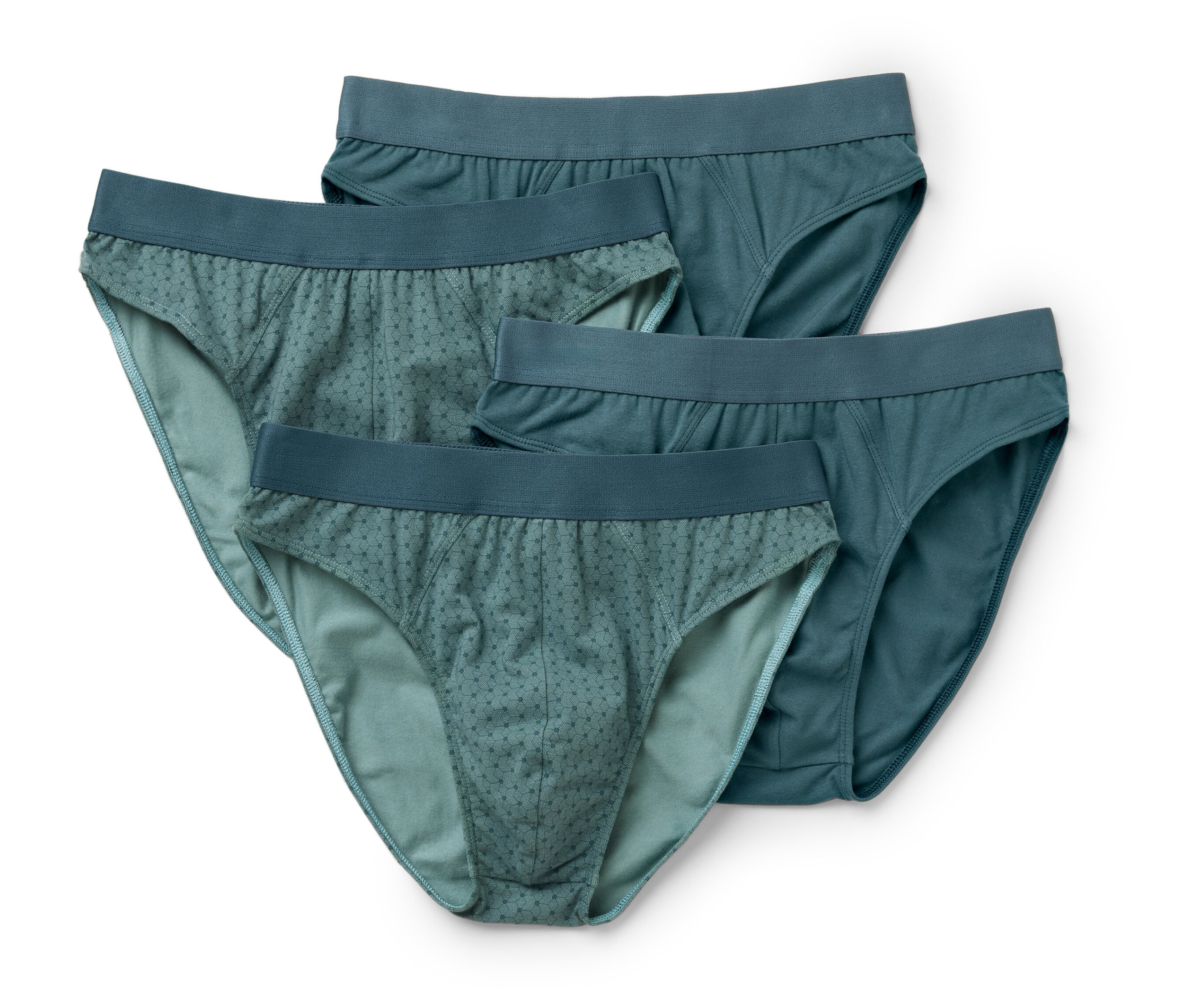 Tchibo - Slipy- niebieski/zielony/z nadrukiem