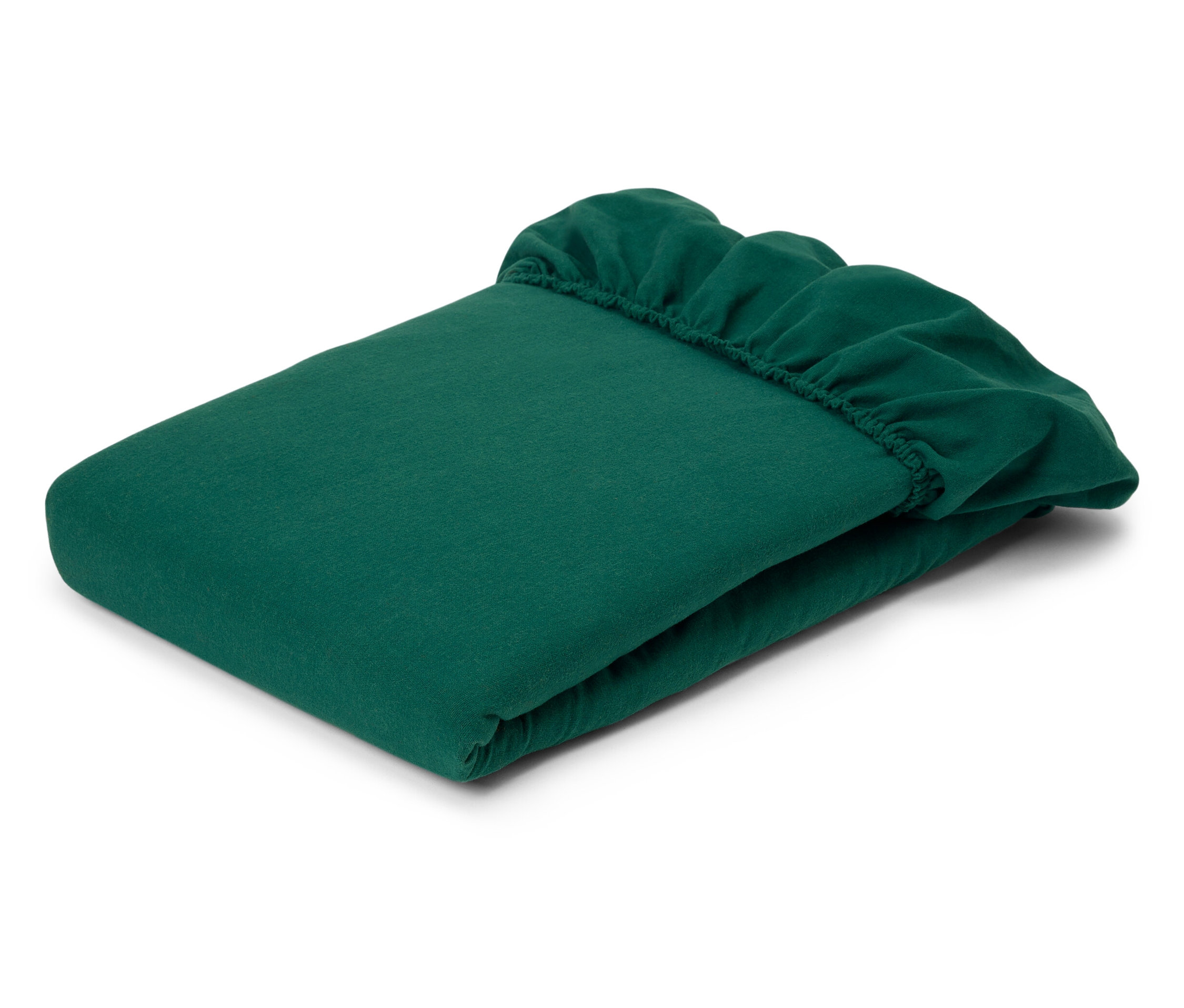 Tchibo - Prześcieradło flanelowe z gumką - kolor: zielony