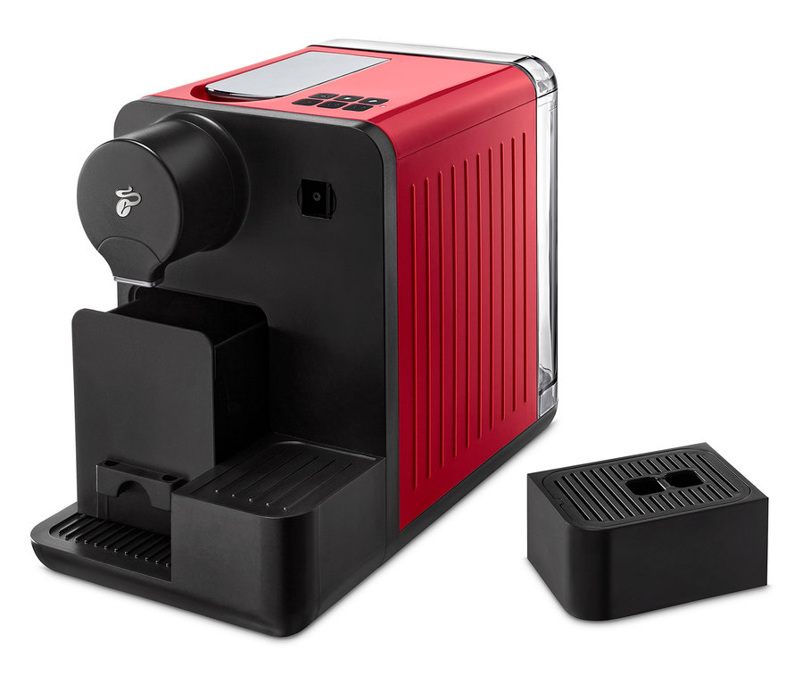 Czerwony ekspres do kawy Cafissimo milk.