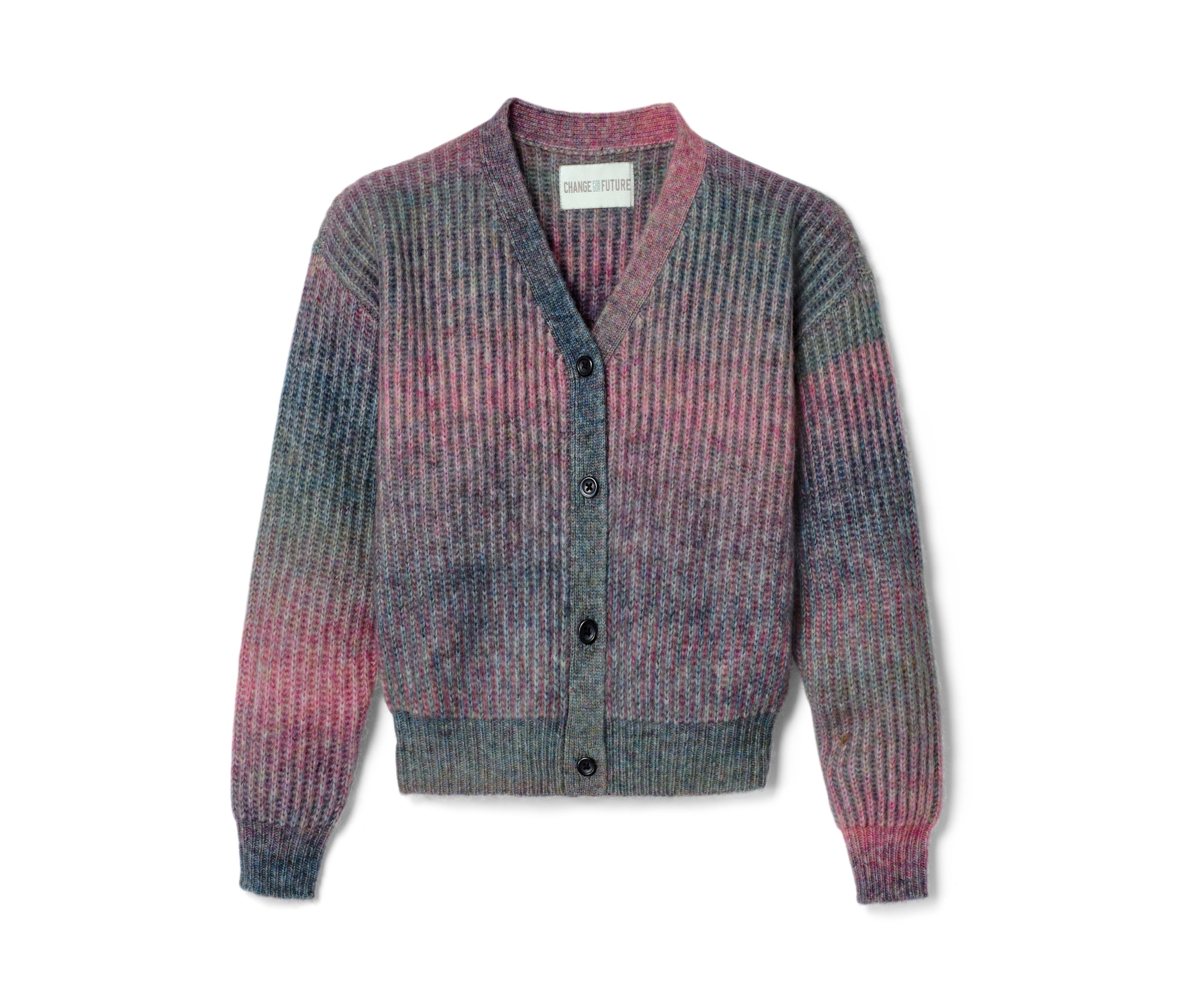 Tchibo - Sweter rozpinany z wełną- różowy