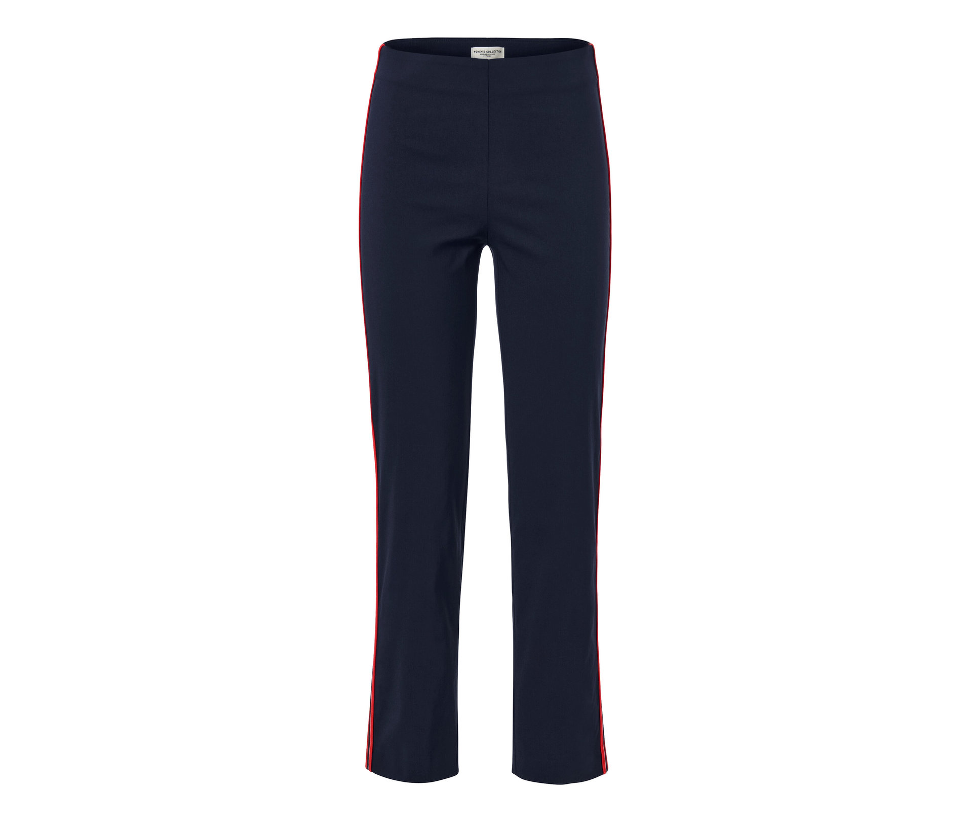 Tchibo - Spodnie stretchowe z lampasami- czerwony/niebieski