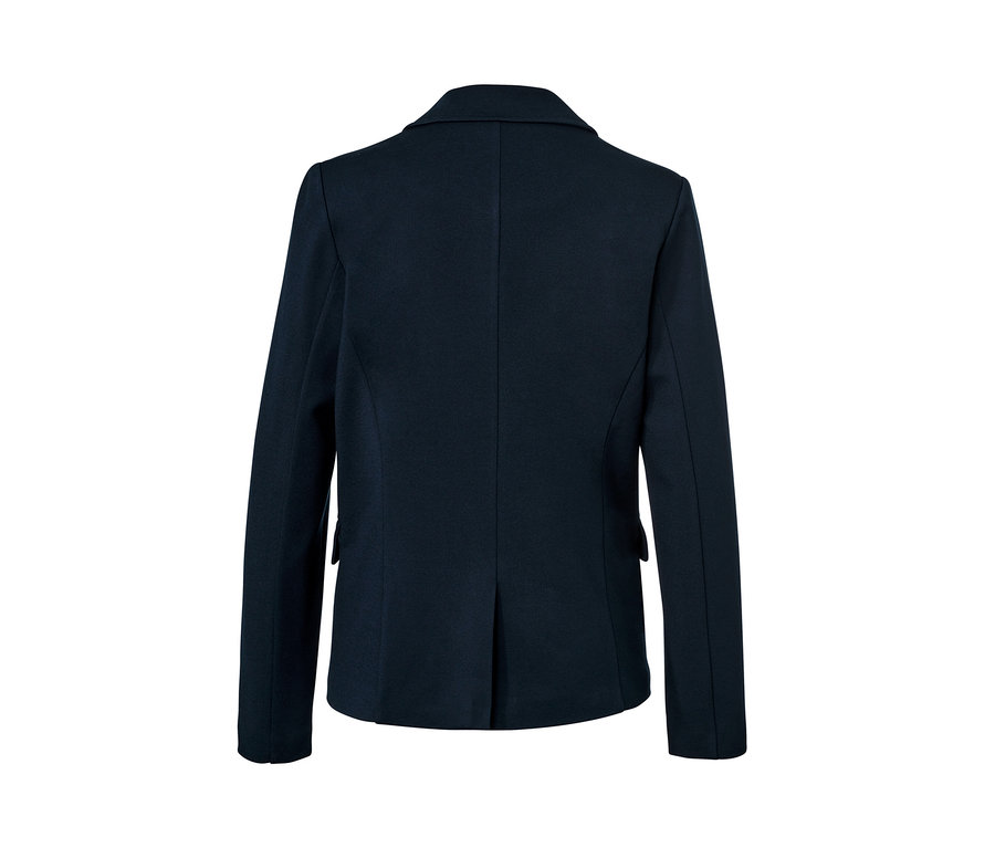 Widok z tyłu żakietu z dżerseju.