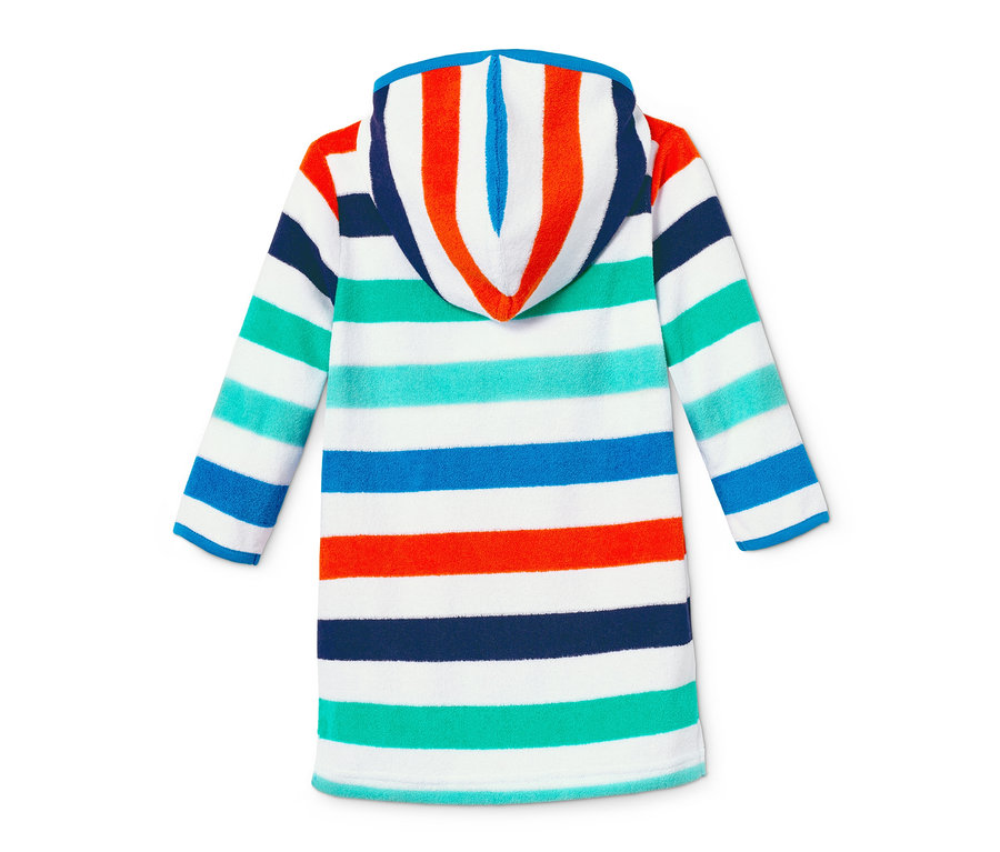 Bluza z kapturem z tkaniny frotte w paski.