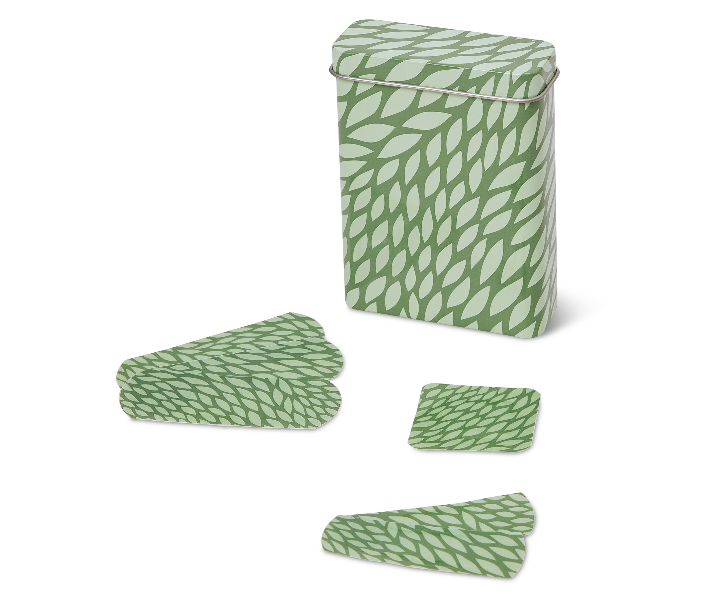 Tchibo - Pudełko z plastrami - kolor: zielony