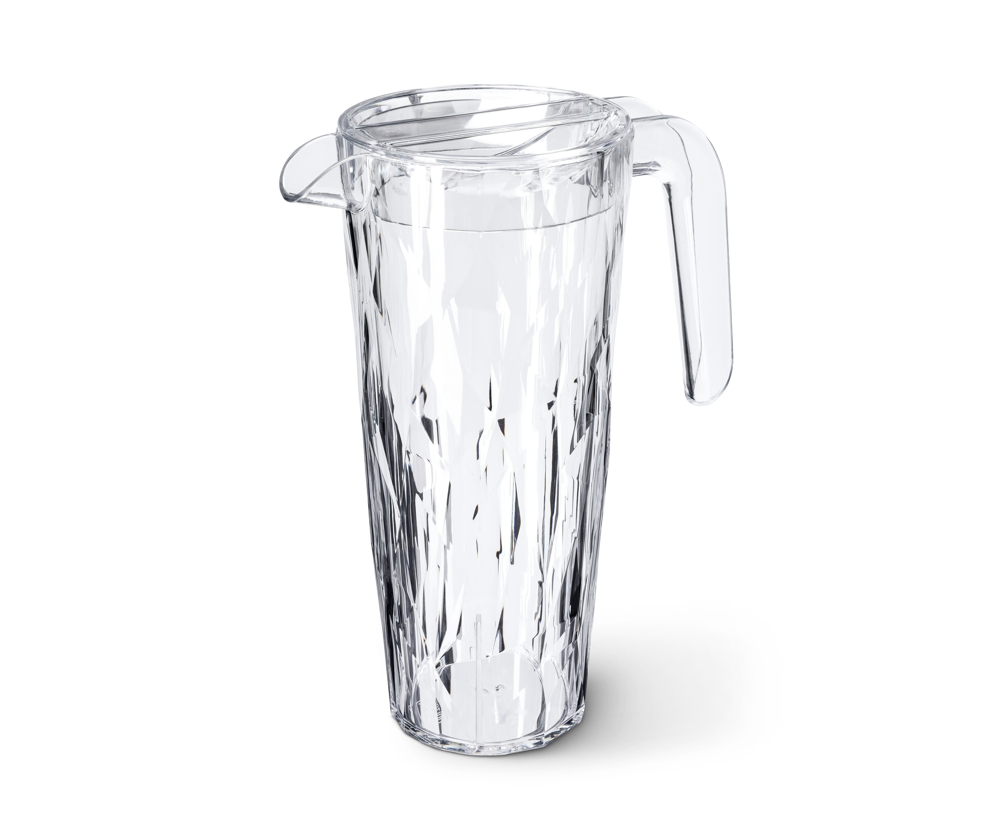 Przezroczysta karafka.